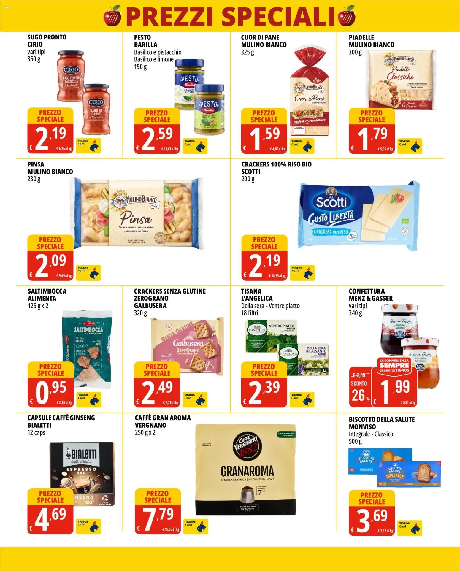 Tigros volantino Prezzi Speciali