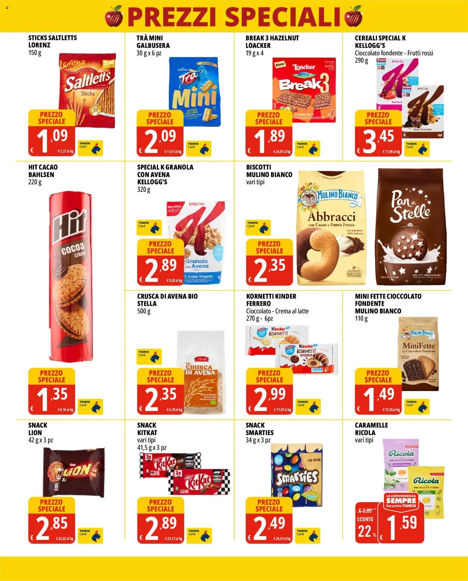 Tigros volantino Prezzi Speciali