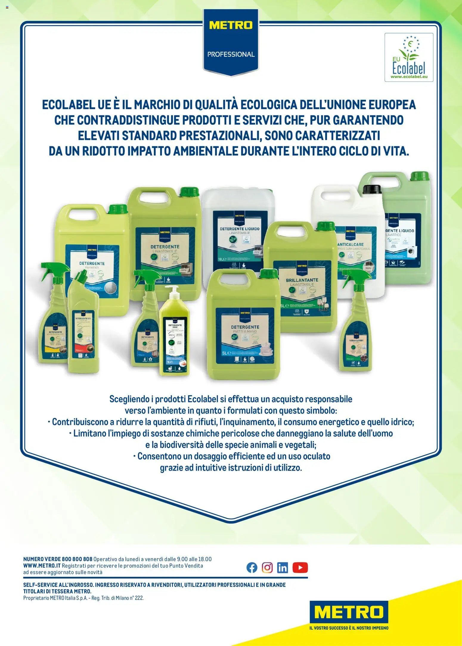 Metro volantino Detergenza