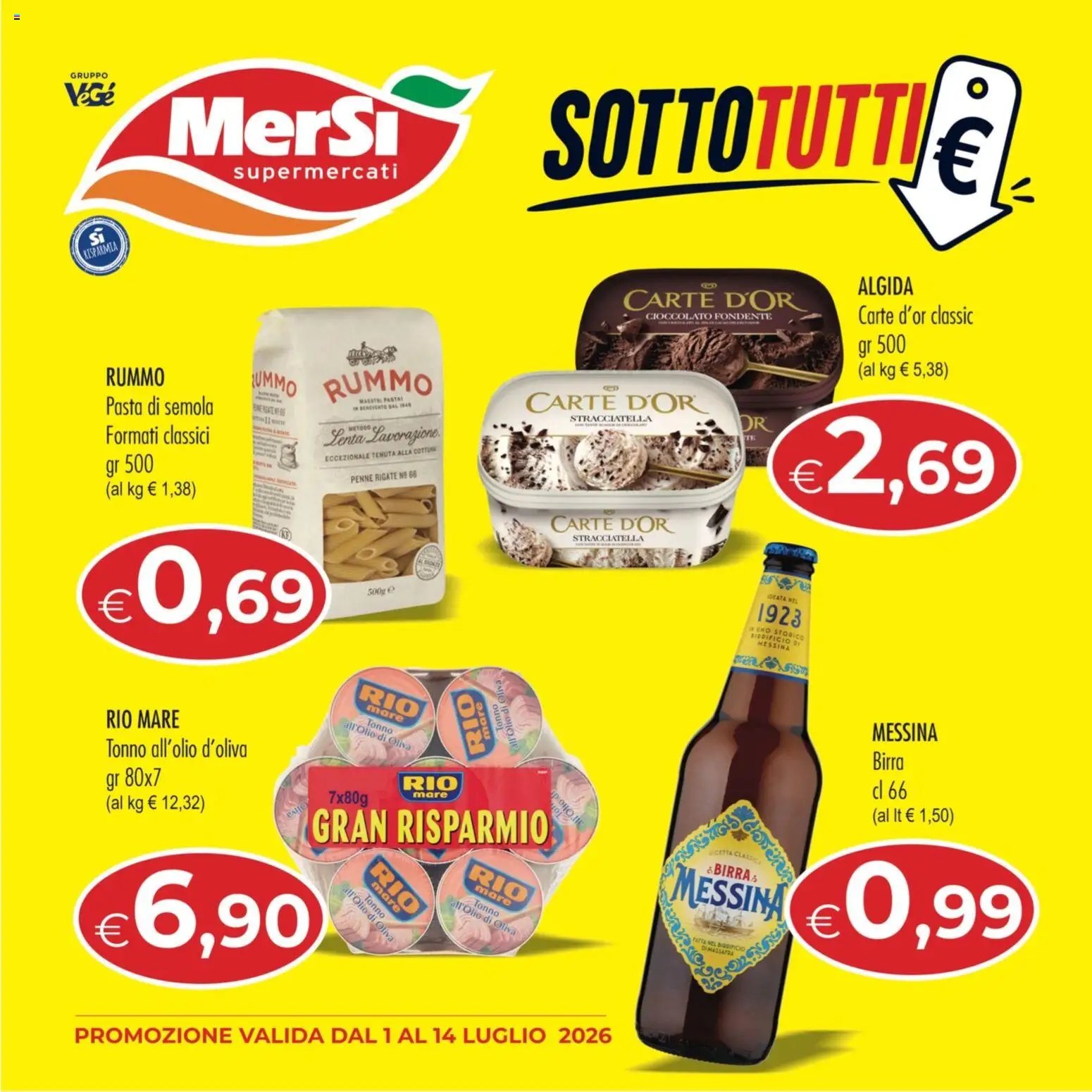 MerSi Supermercati volantino