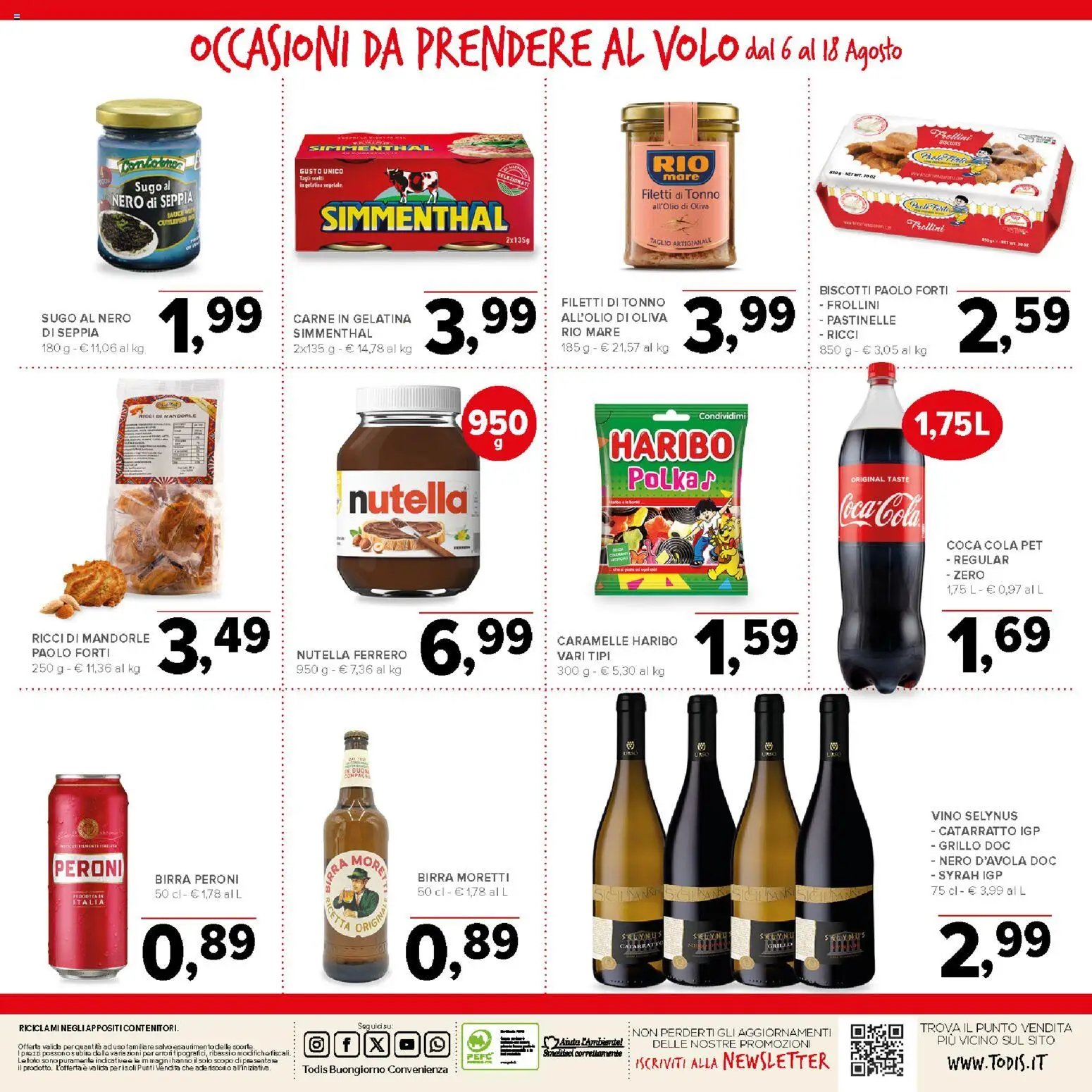 Todis volantino Sicilia