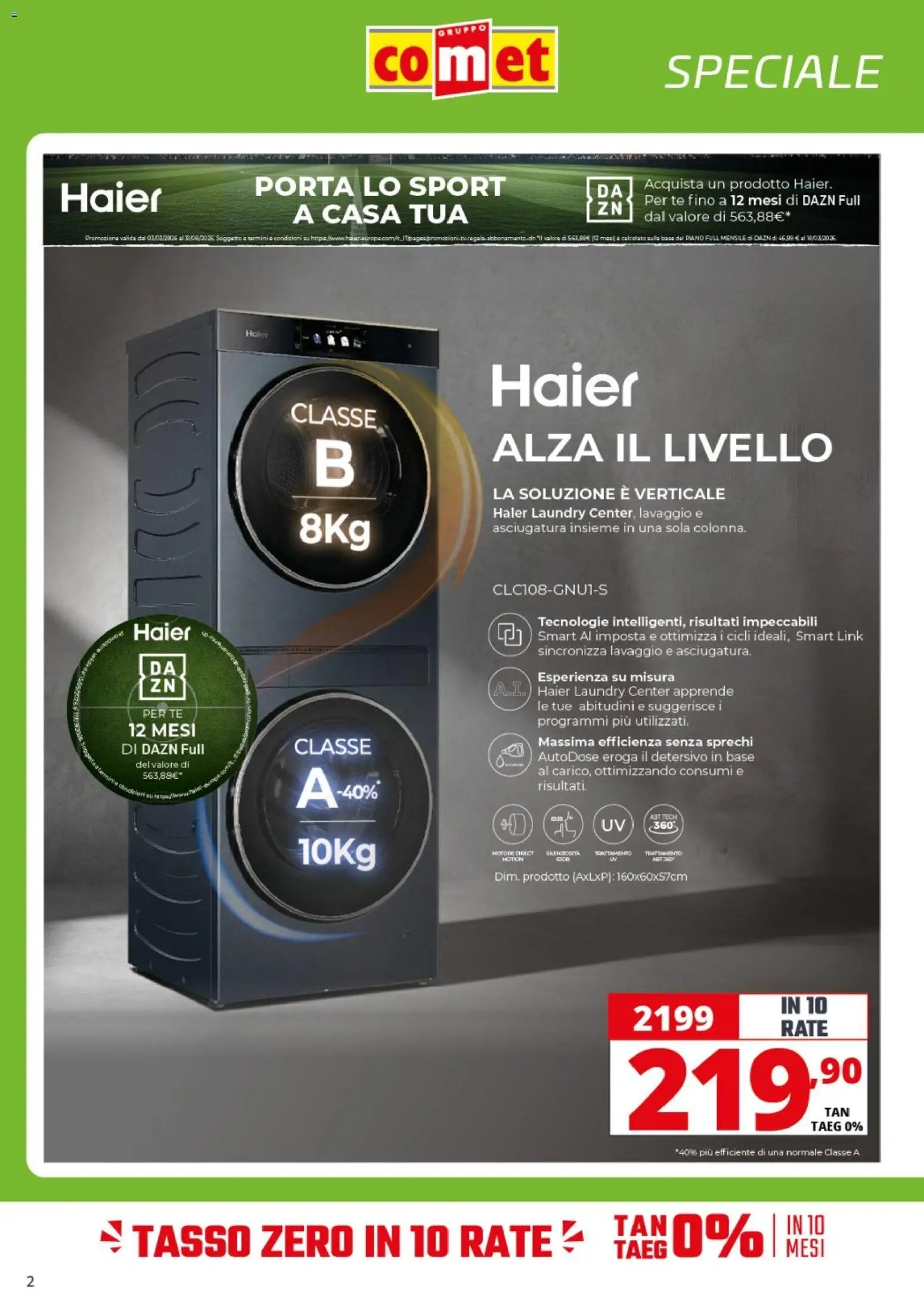 Comet volantino Haier