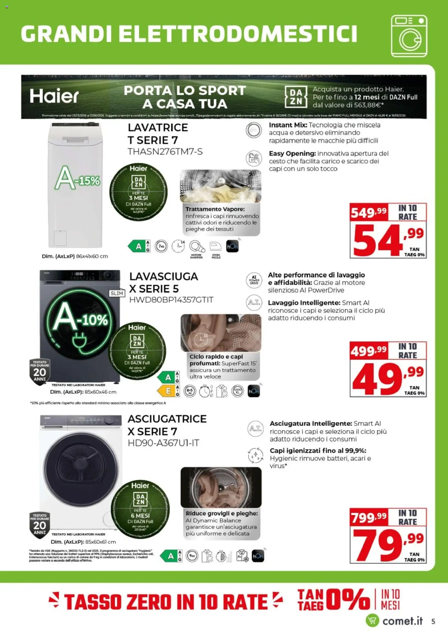 Comet volantino Haier