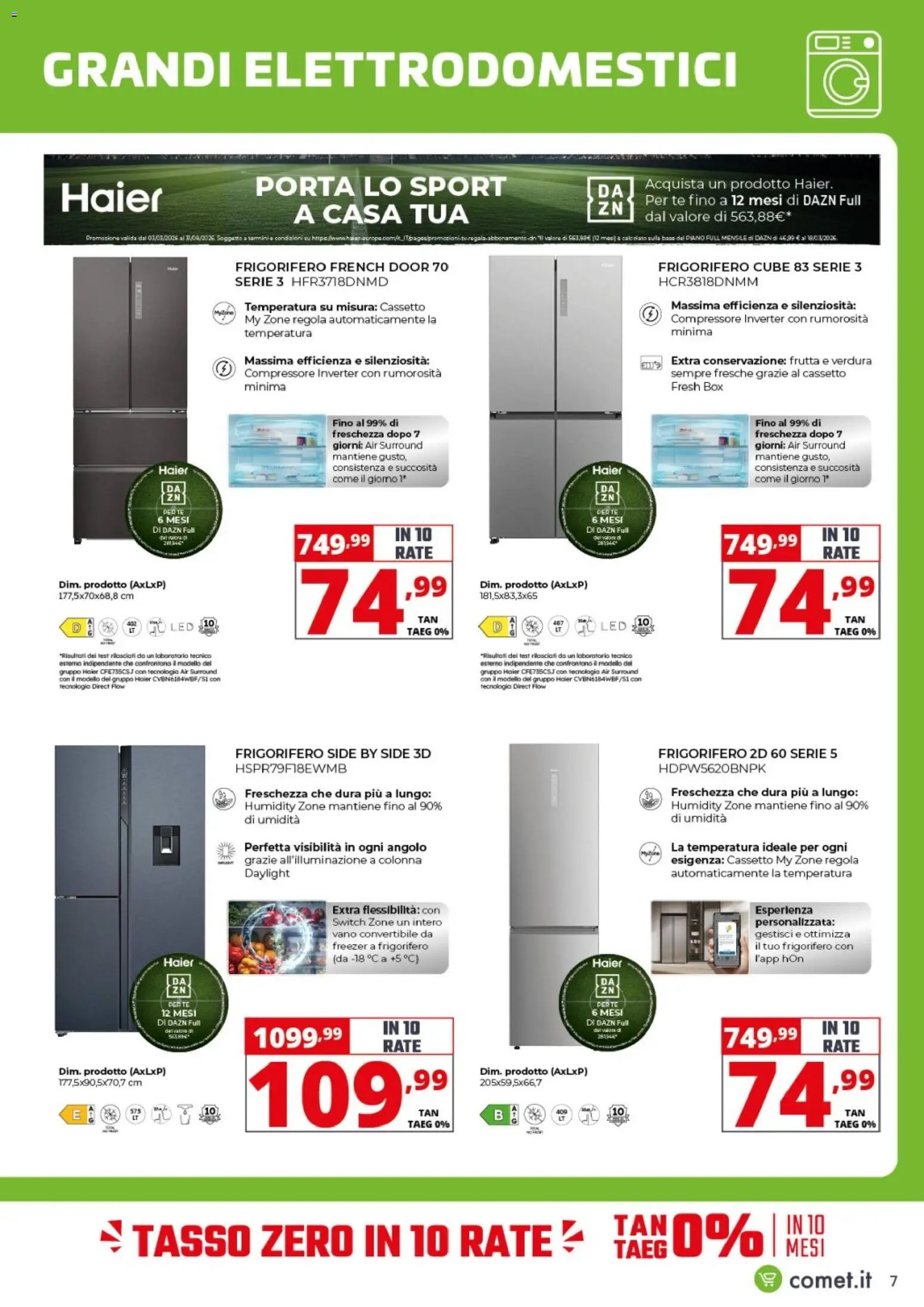 Comet volantino Haier