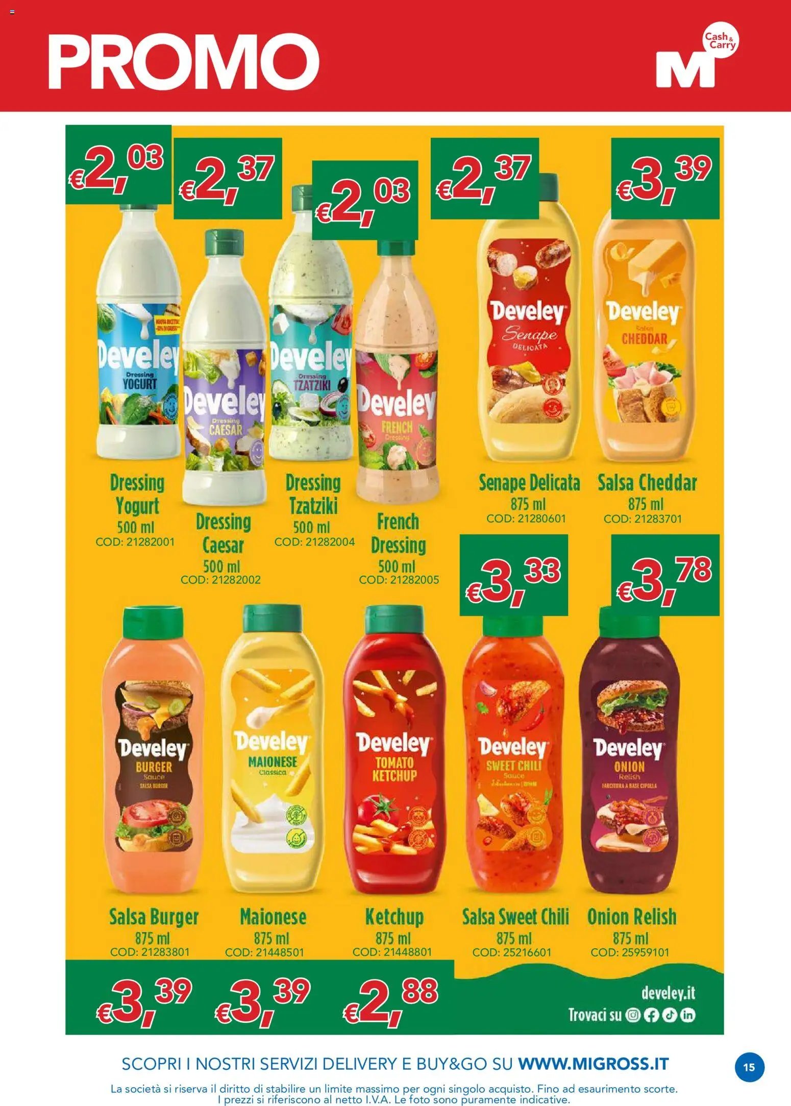 Migross volantino Promo