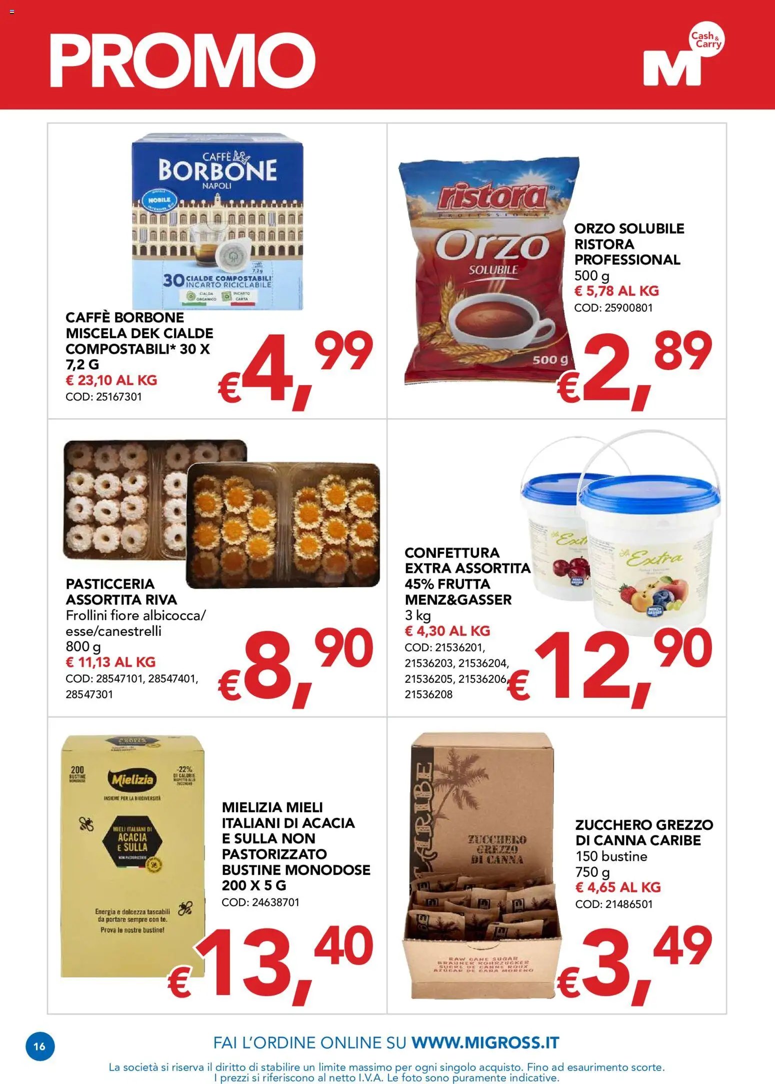 Migross volantino Promo