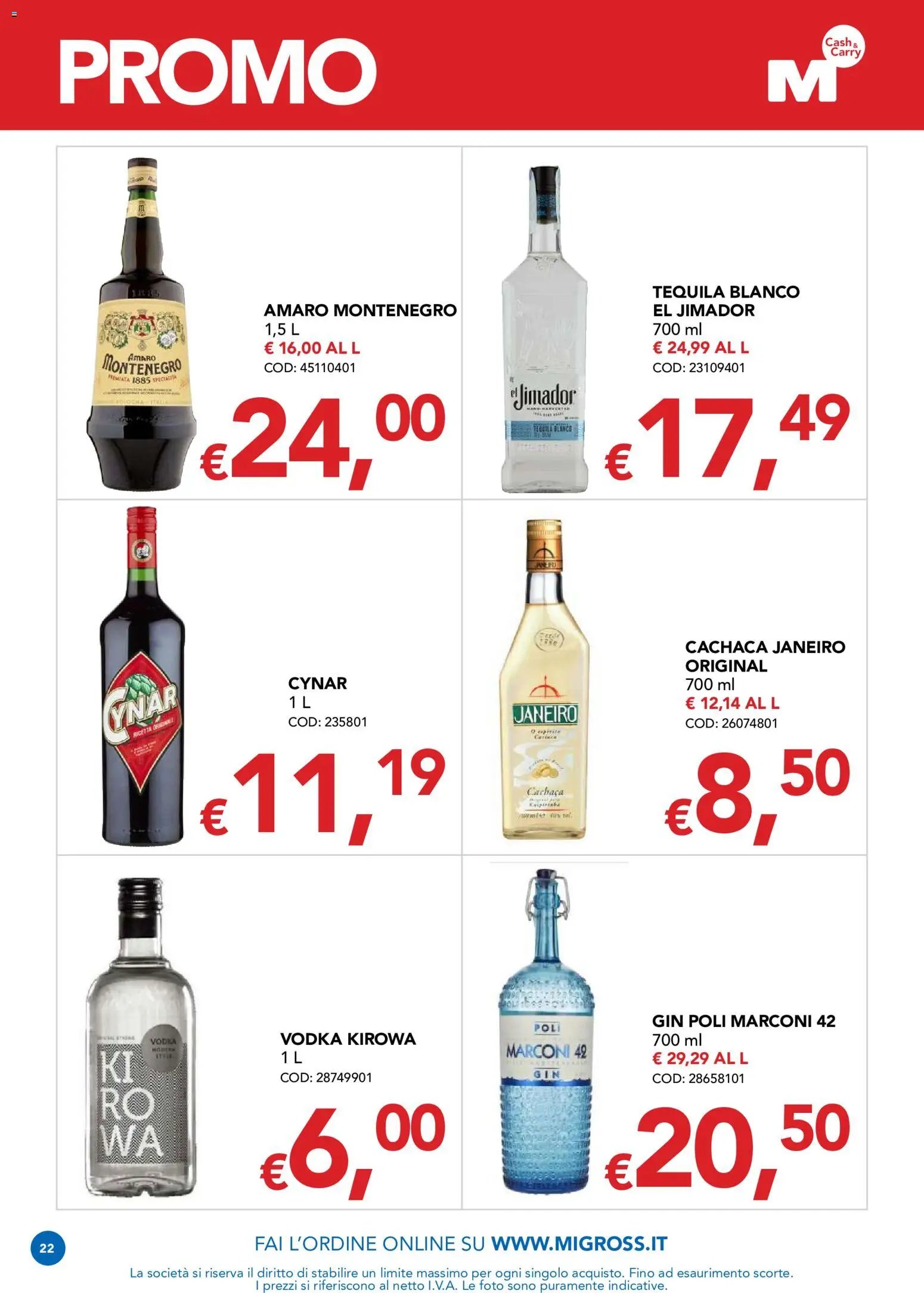 Migross volantino Promo