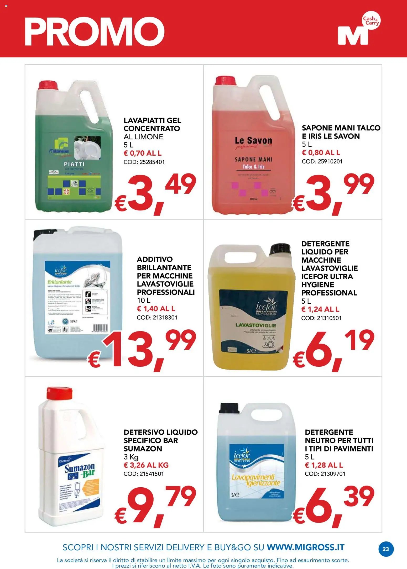 Migross volantino Promo