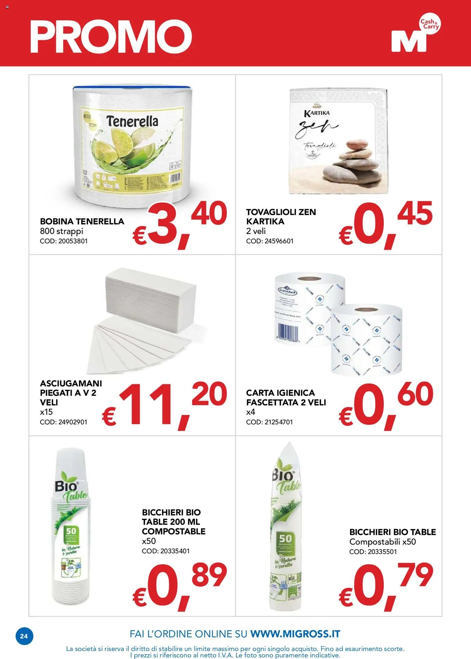 Migross volantino Promo