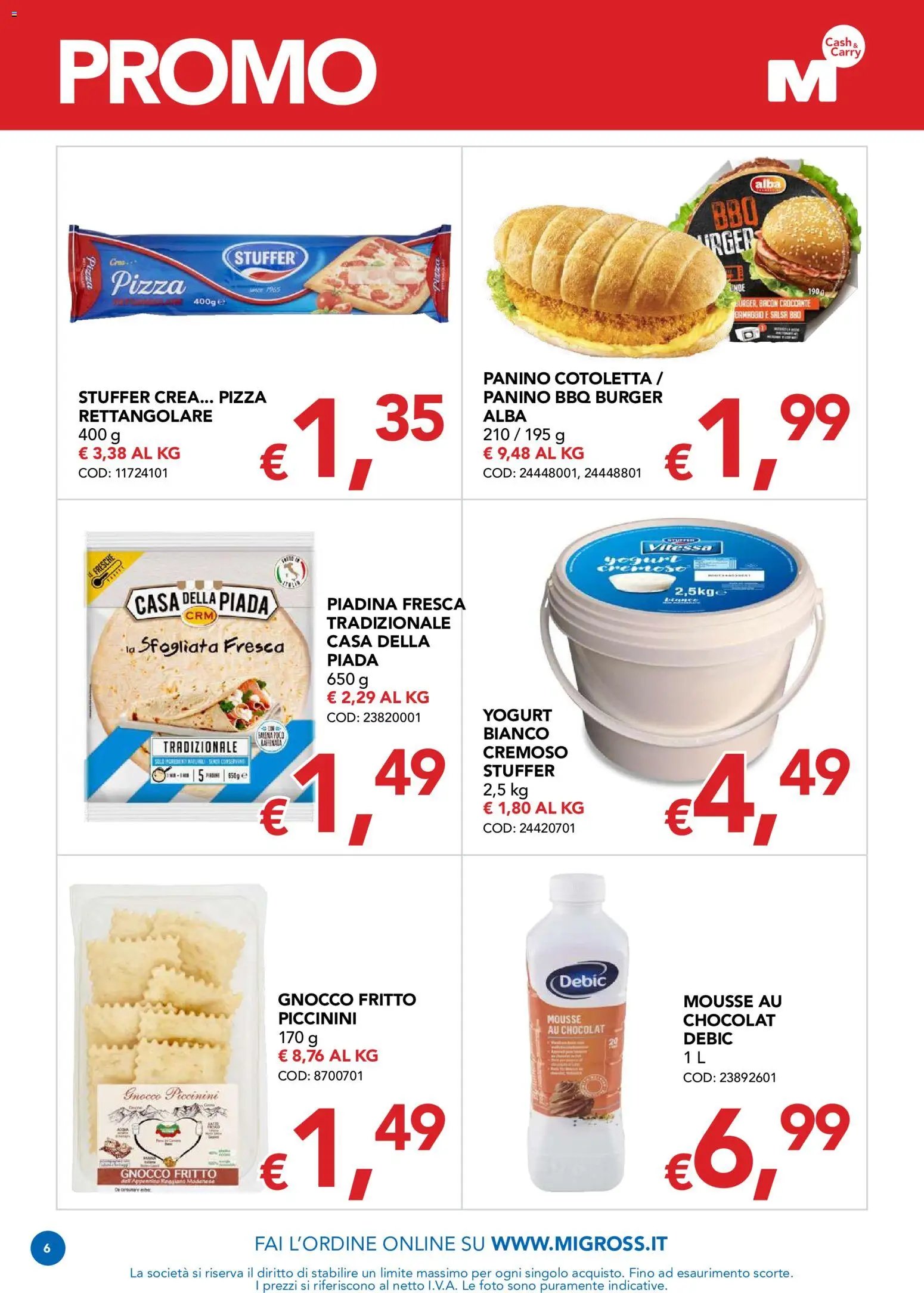 Migross volantino Promo