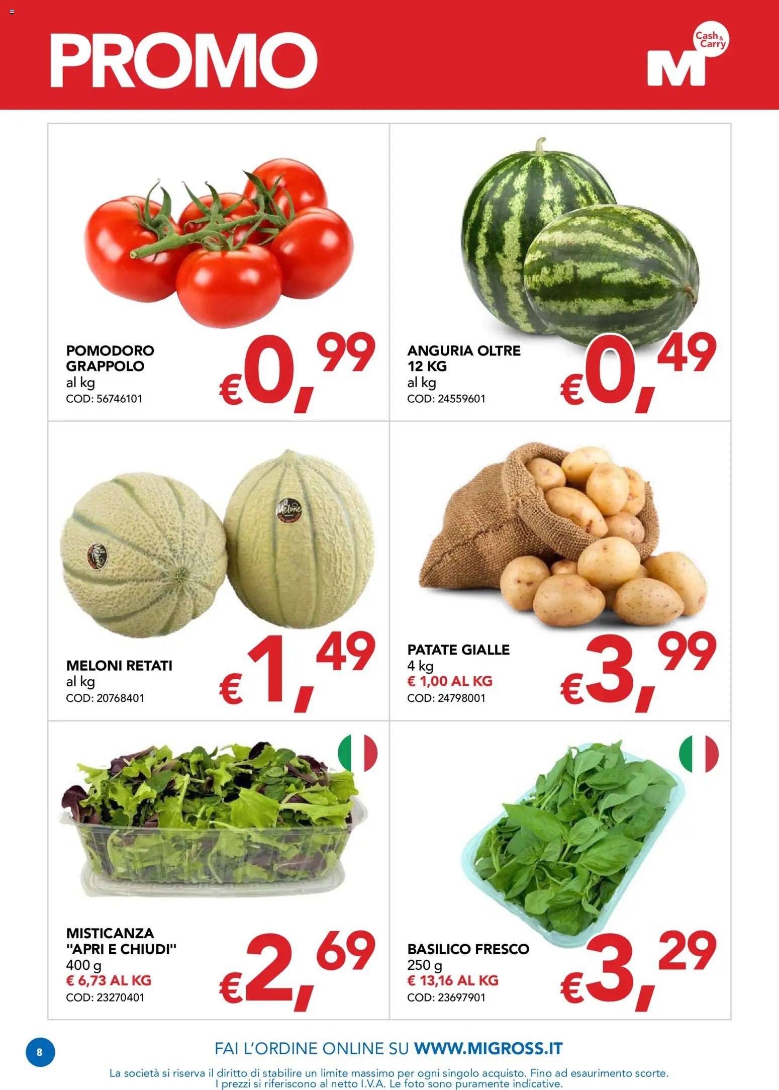 Migross volantino Promo
