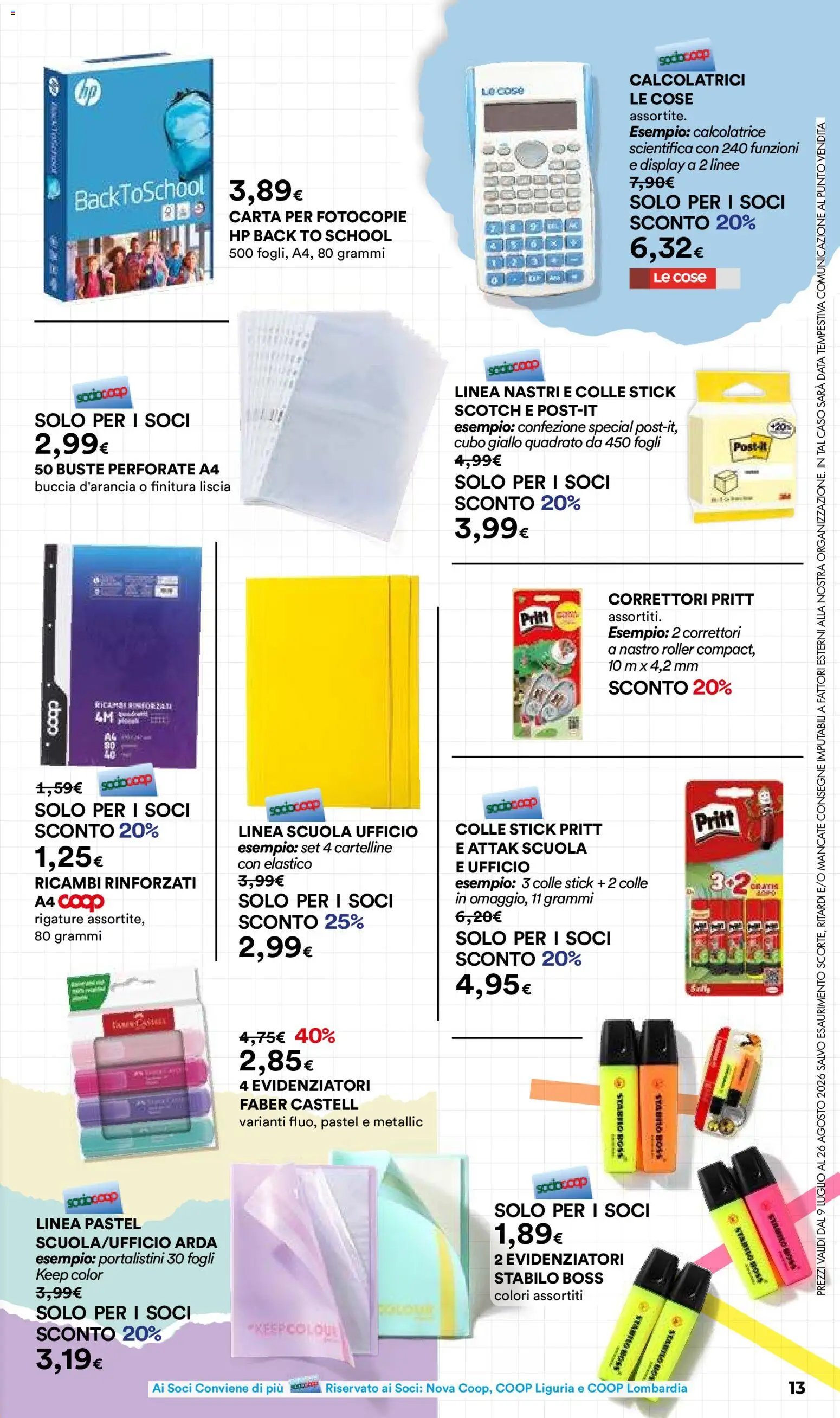 Ipercoop volantino Scuola Torino