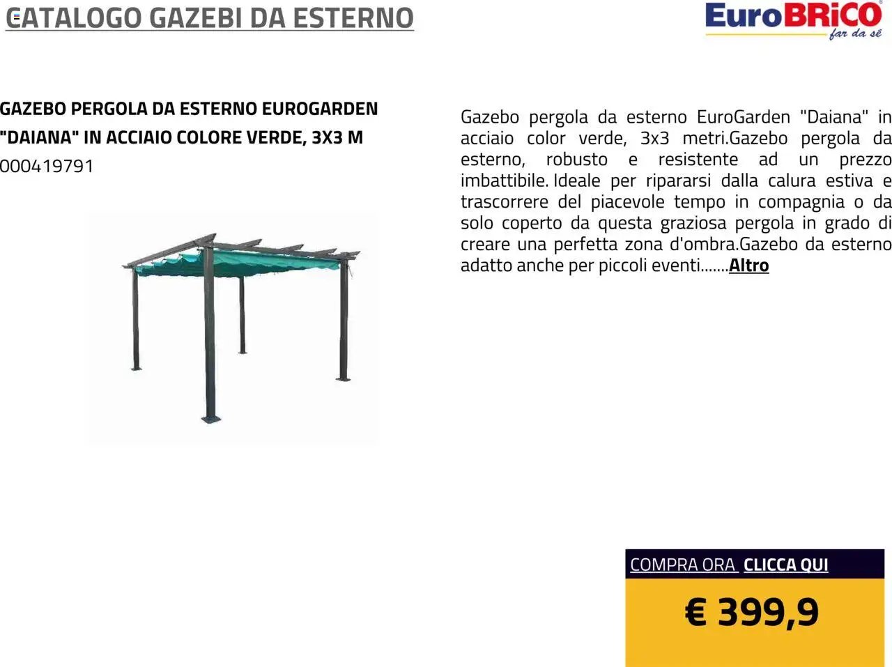 Eurobrico Gazebi da esterno catalogo