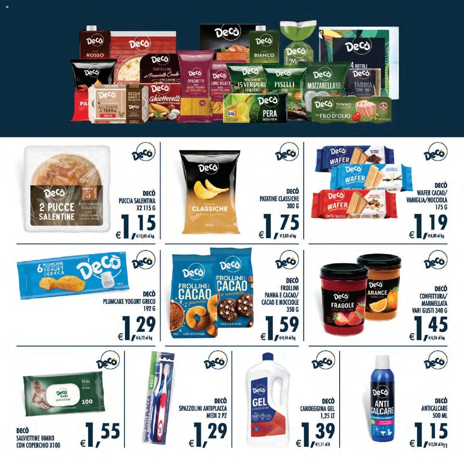 Decò volantino Maxistore, Supermercati Lipari