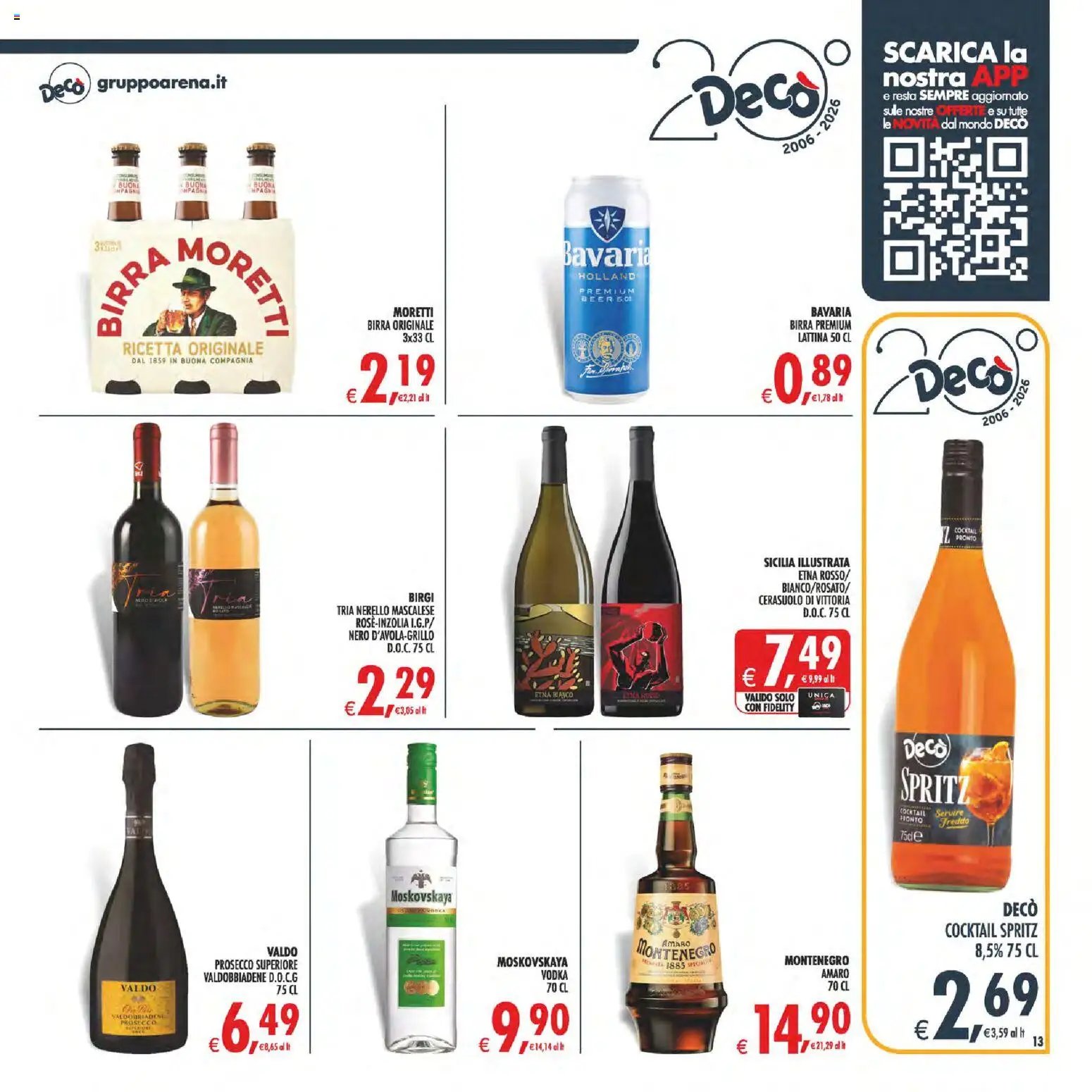 Decò volantino Maxistore, Supermercati Lipari