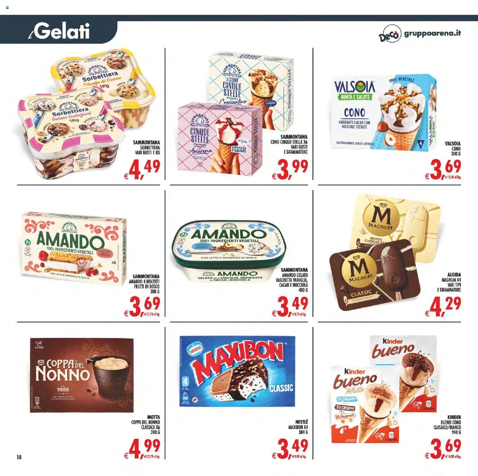 Decò volantino Maxistore, Supermercati Lipari