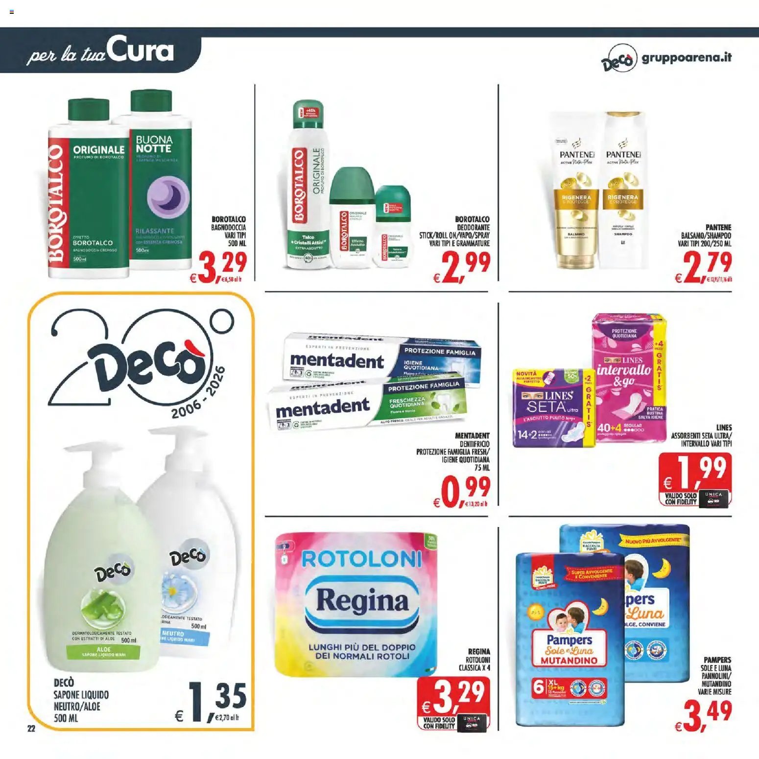 Decò volantino Maxistore, Supermercati Lipari