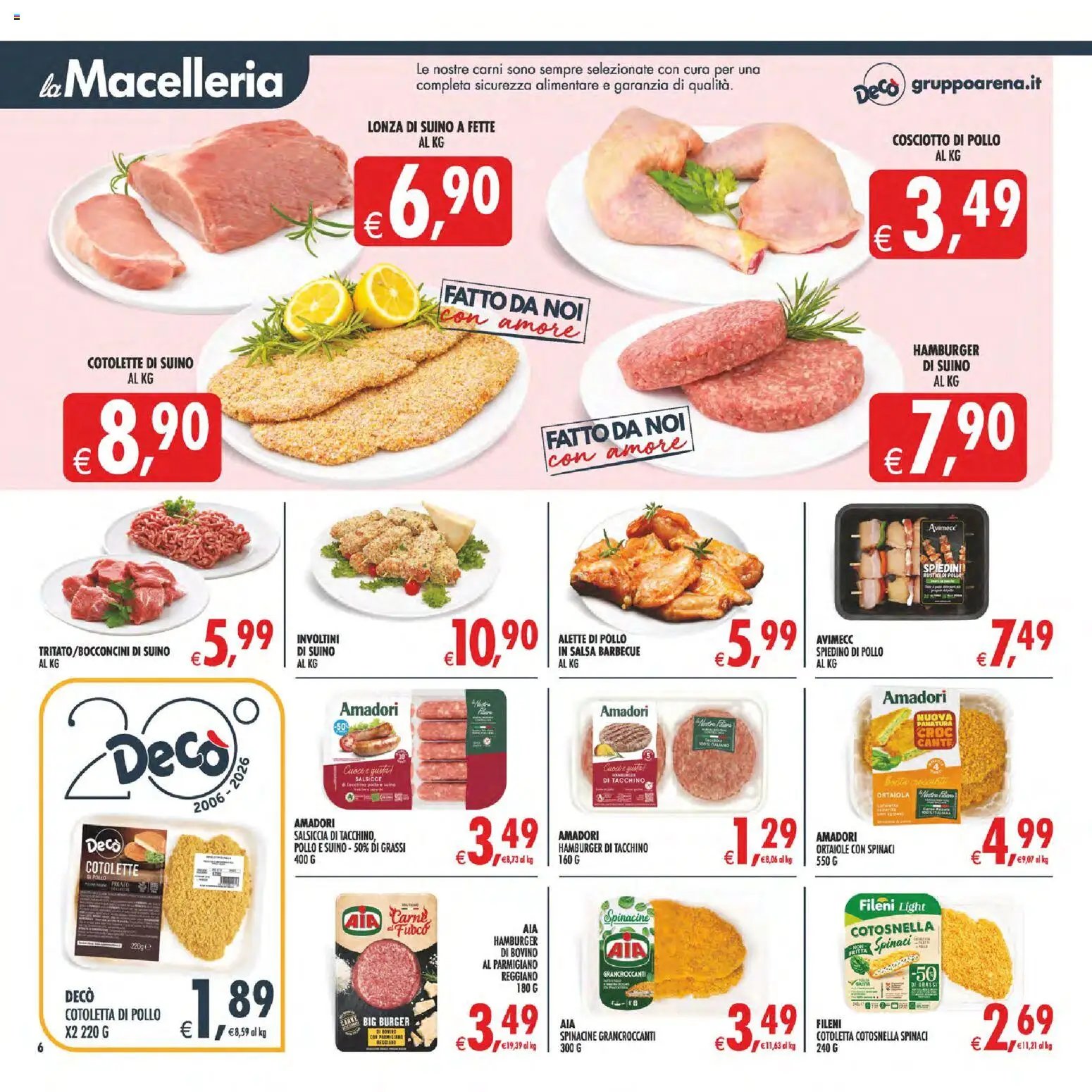 Decò volantino Maxistore, Supermercati Lipari