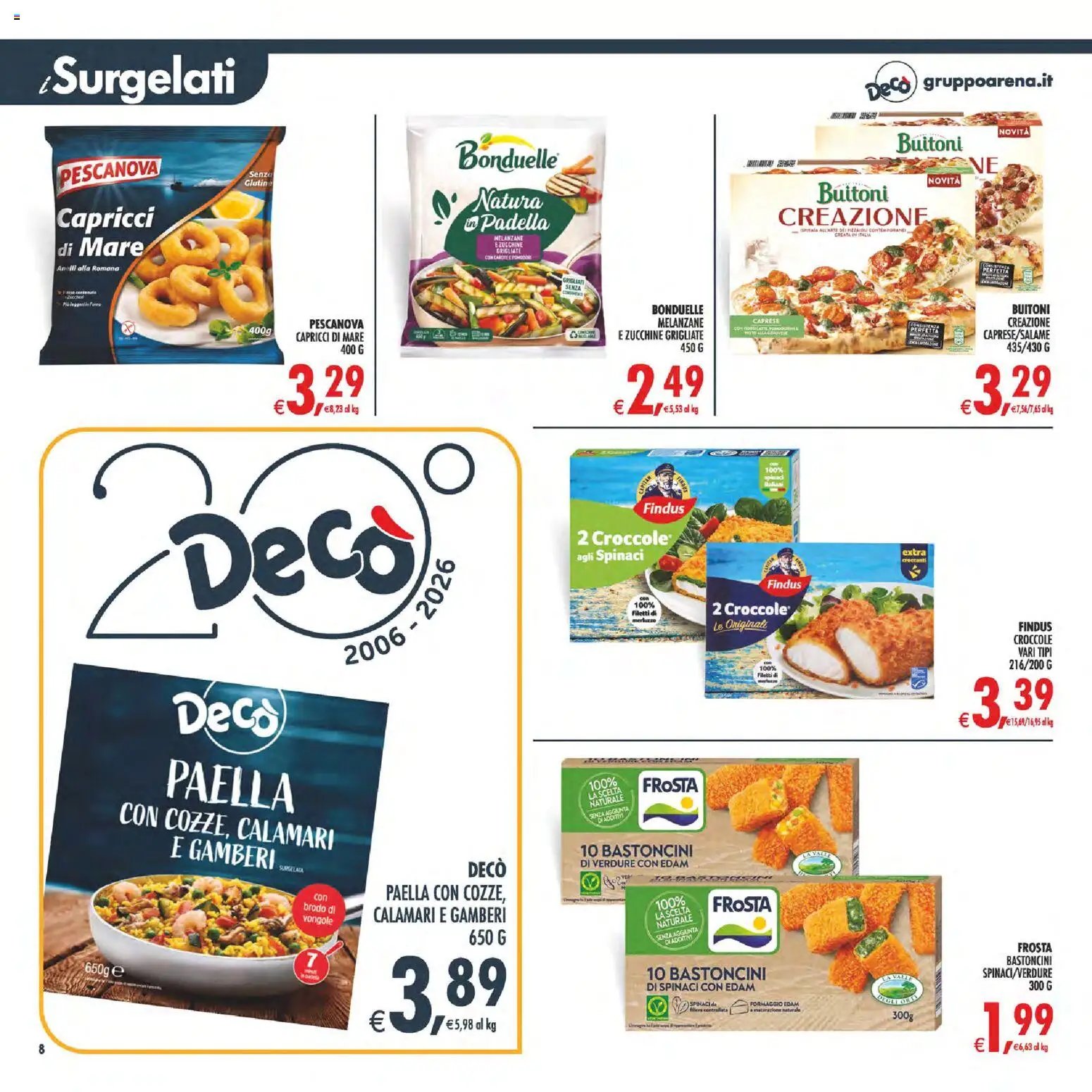 Decò volantino Maxistore, Supermercati Lipari