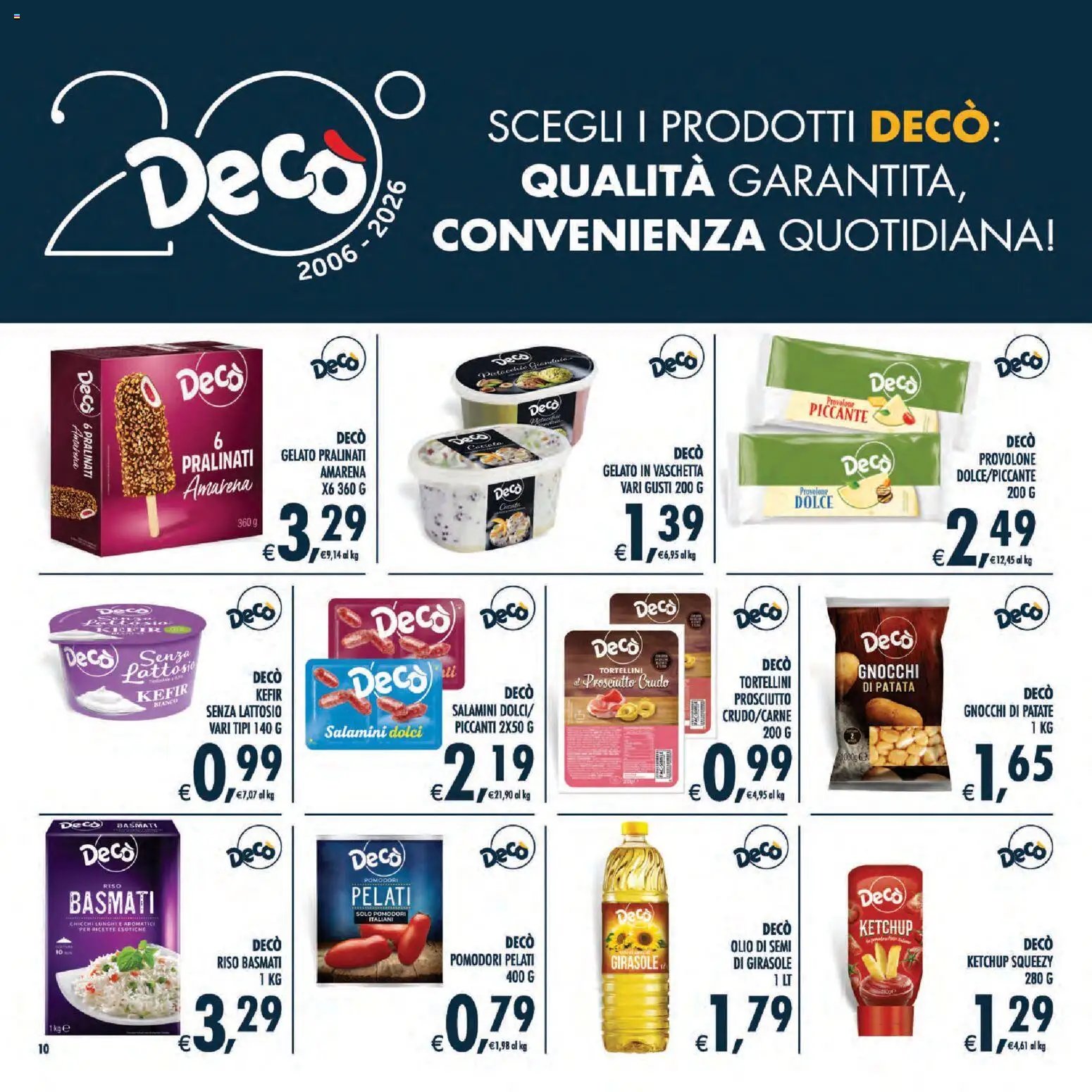 Decò volantino Maxistore, Supermercati Lipari