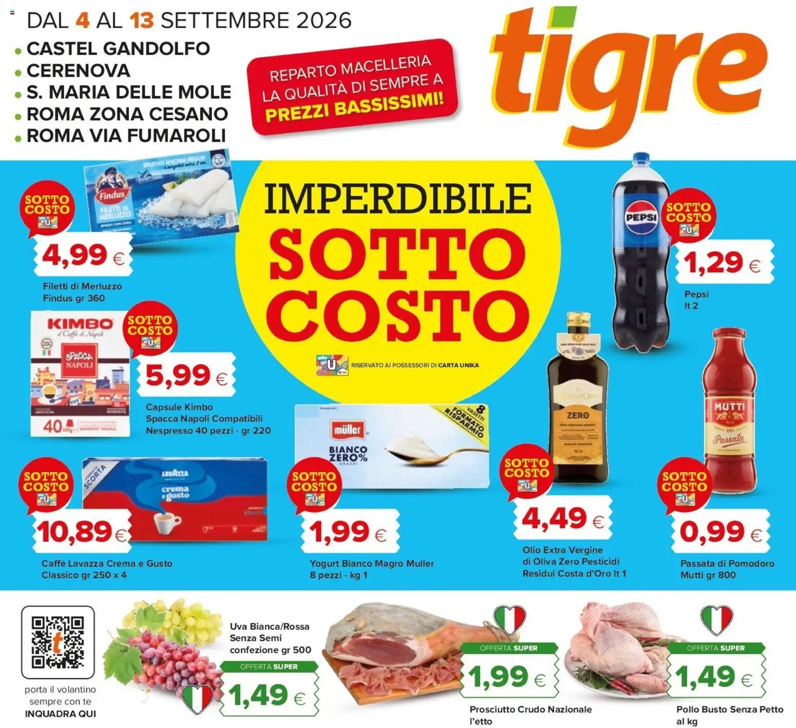 Tigre volantino Roma