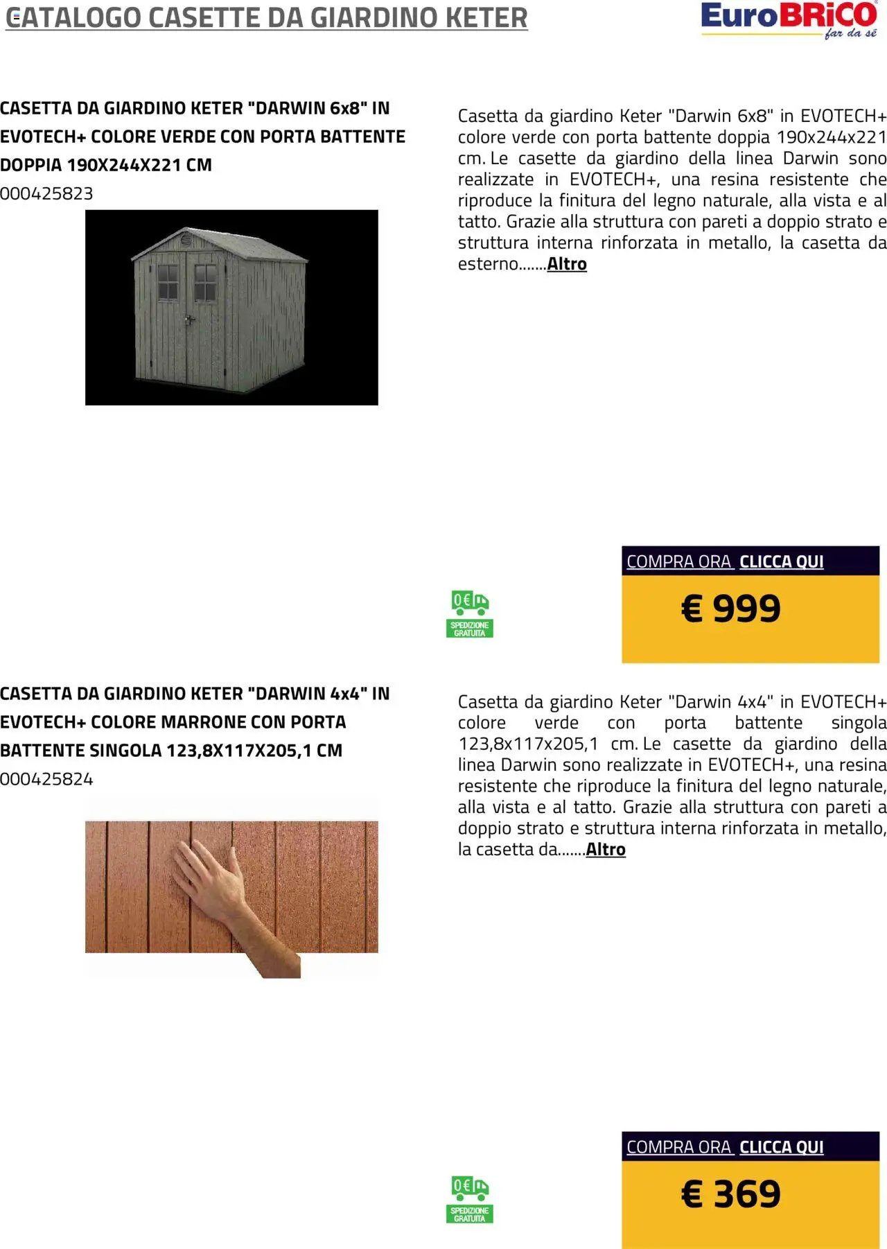 Eurobrico Casette da Giardino Keter catalogo