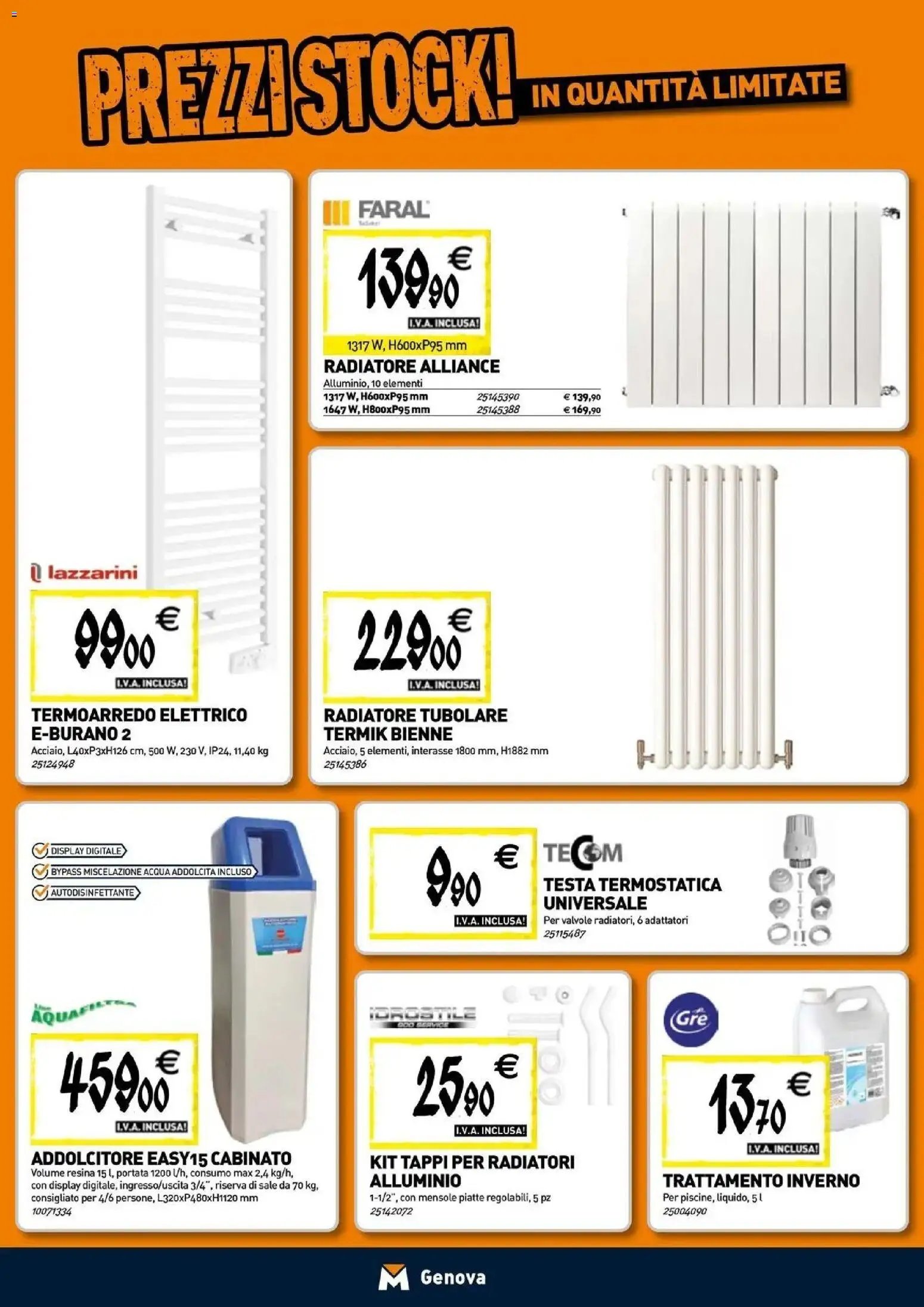 TECNOMAT - Straordinari prezzi stock!