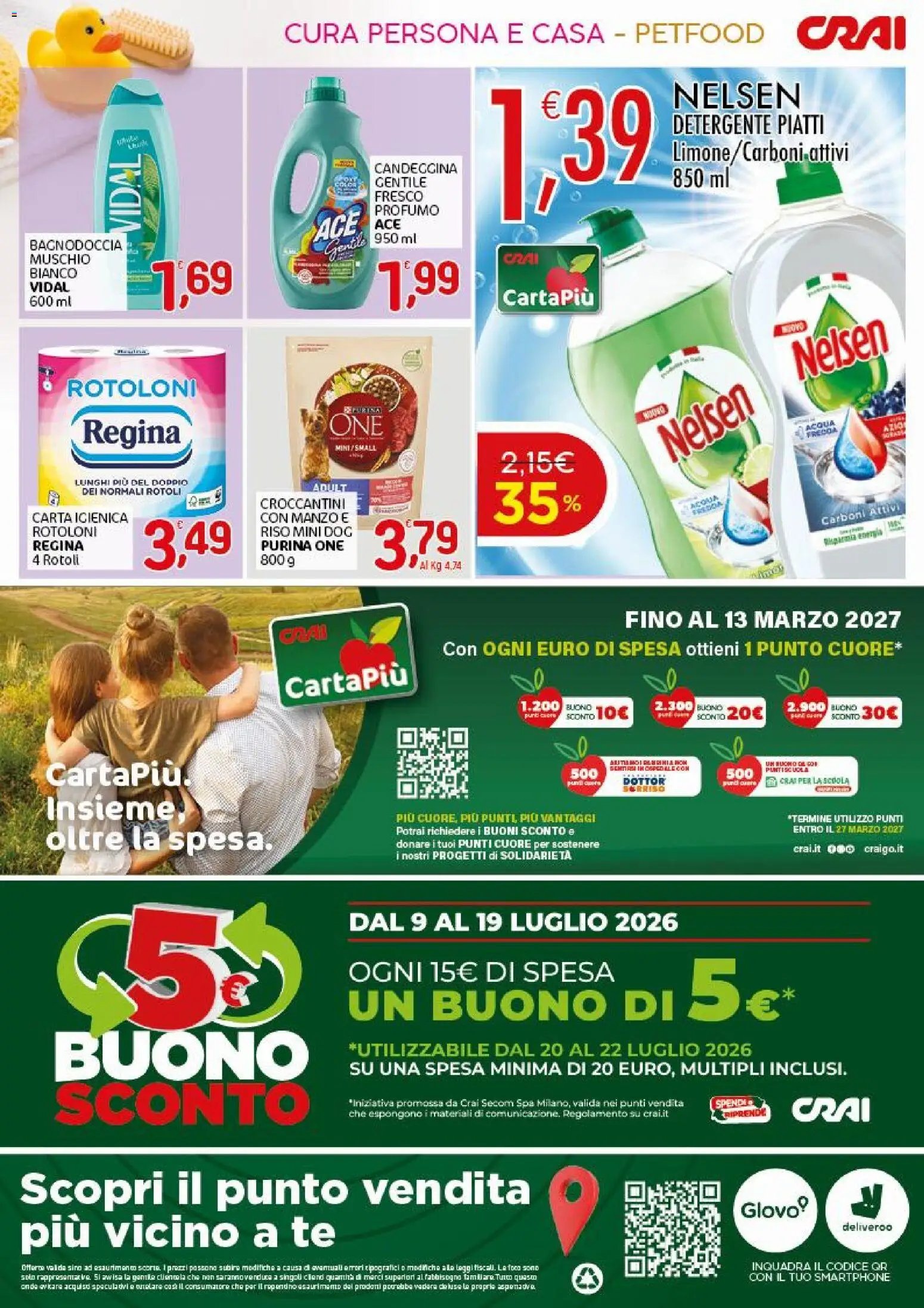 CRAI volantino Cuor di Crai Valmontone