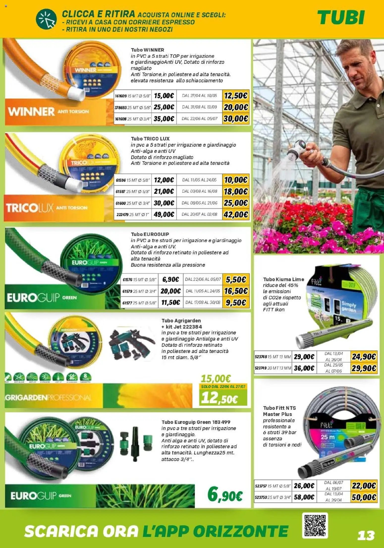 Orizzonte volantino Giardinaggio (2026-04-10 - 2026-10-11)