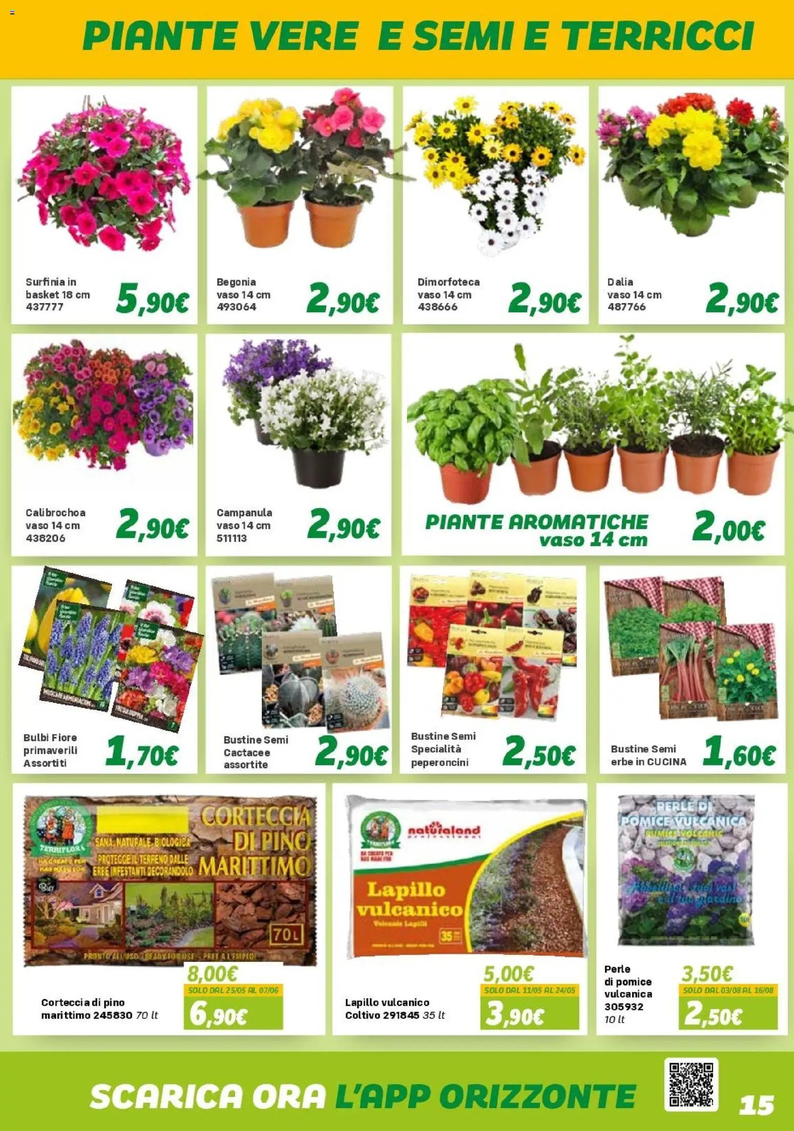 Orizzonte volantino Giardinaggio (2026-04-10 - 2026-10-11)