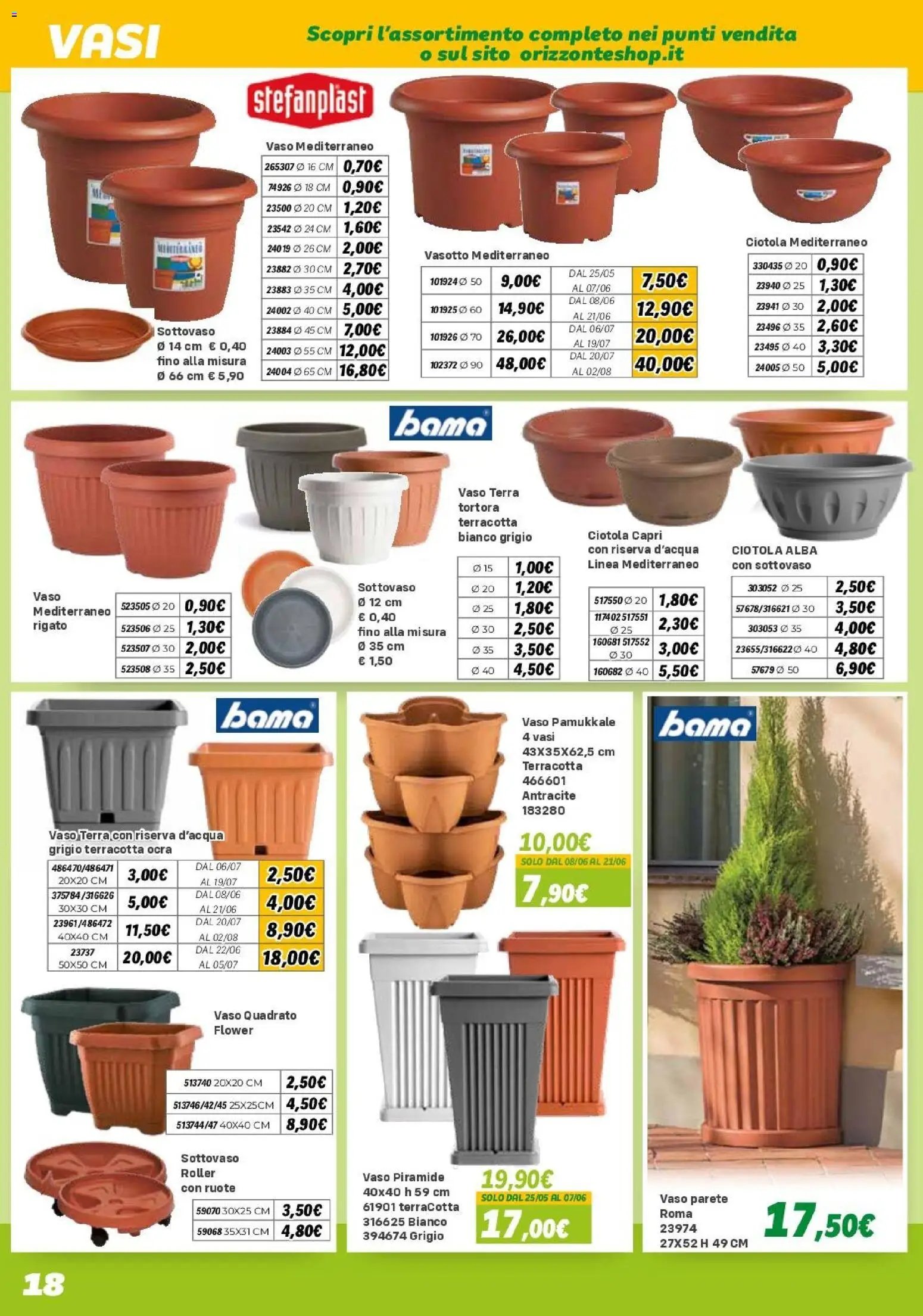 Orizzonte volantino Giardinaggio (2026-04-10 - 2026-10-11)
