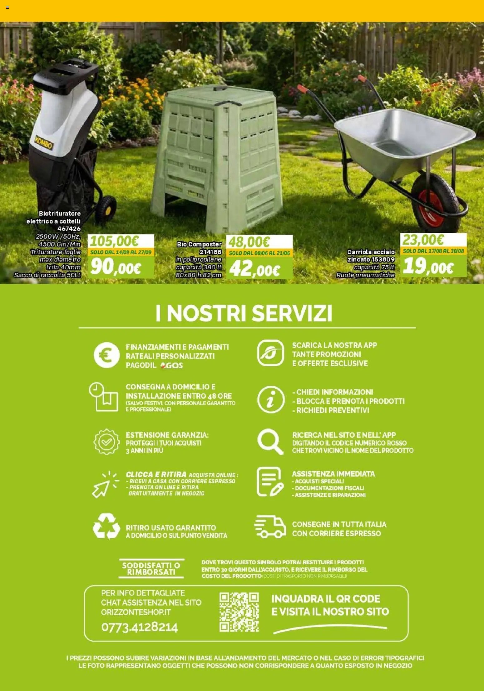 Orizzonte volantino Giardinaggio (2026-04-10 - 2026-10-11)