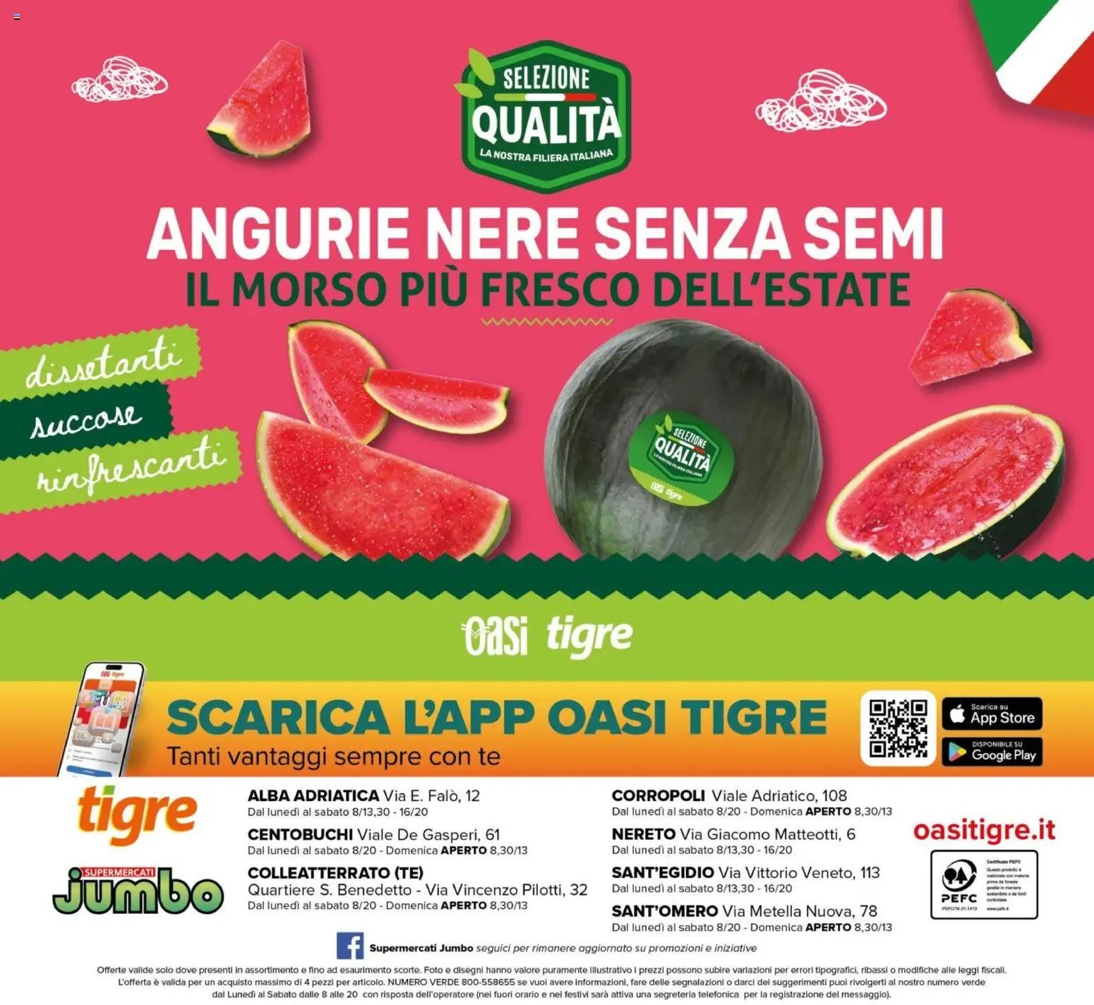 Tigre volantino Jumbo