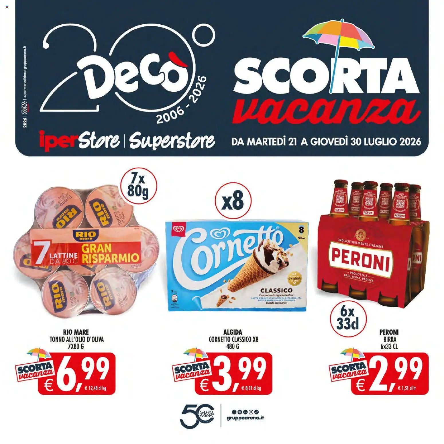 Decò volantino iperStore, Superstore Sicilia