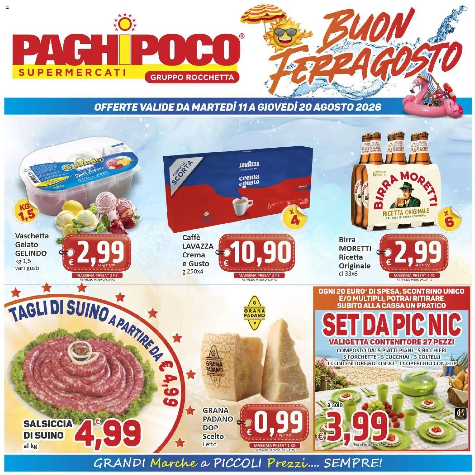 Paghi Poco volantino