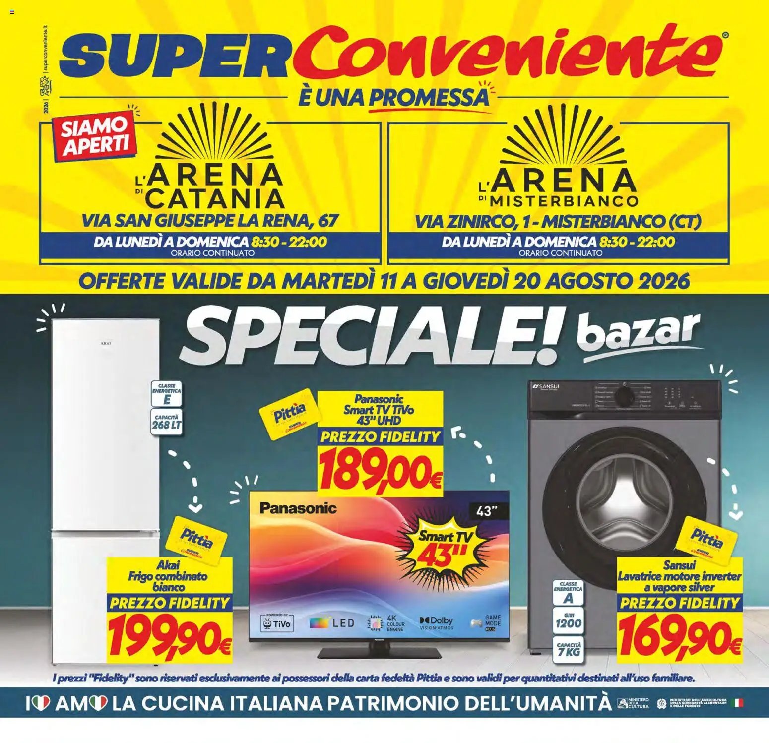 SuperConveniente volantino Catania, Misterbianco
