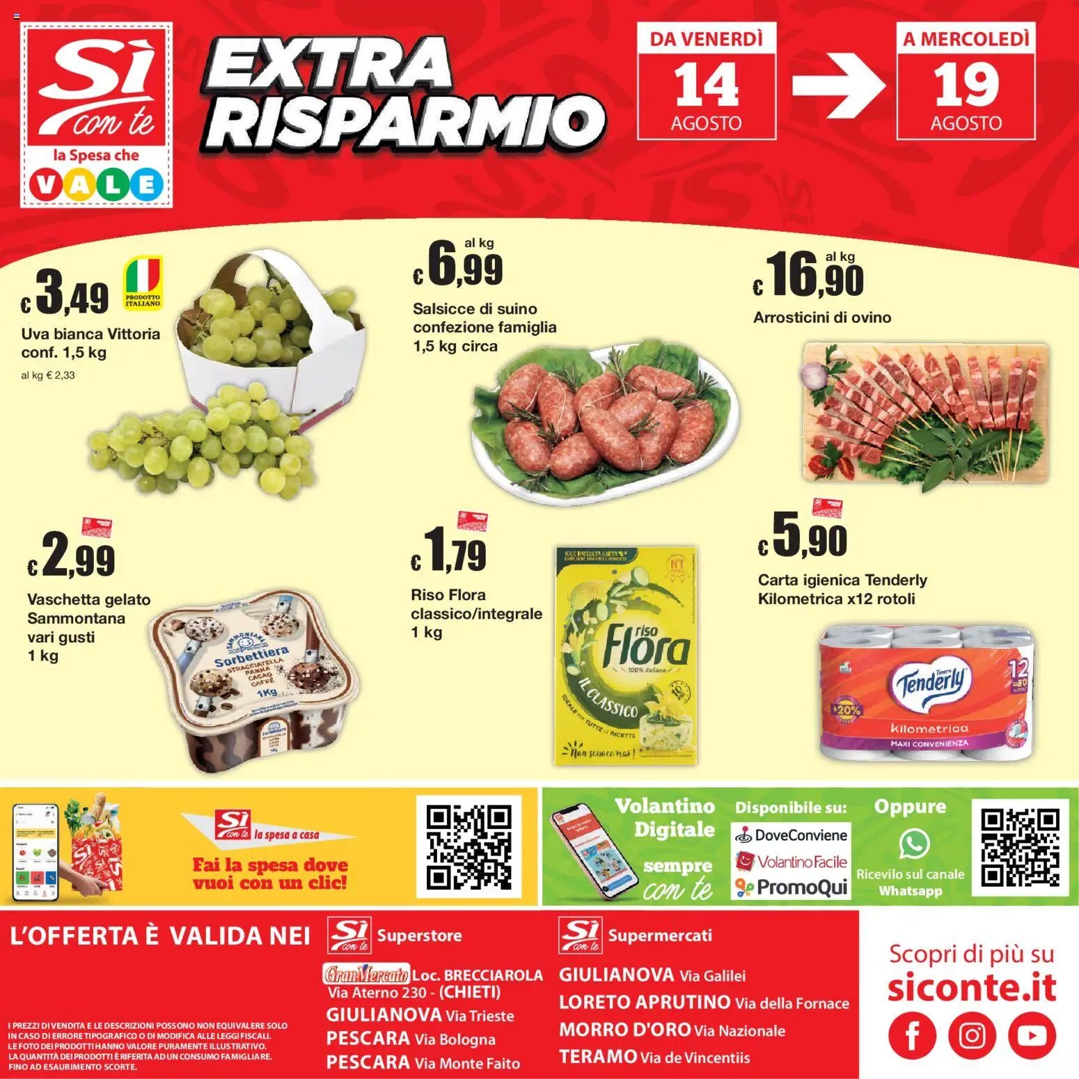 Sì con Te volantino Abruzzo
