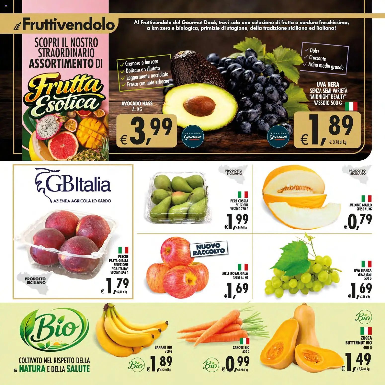 Decò volantino Gourmet Sicilia