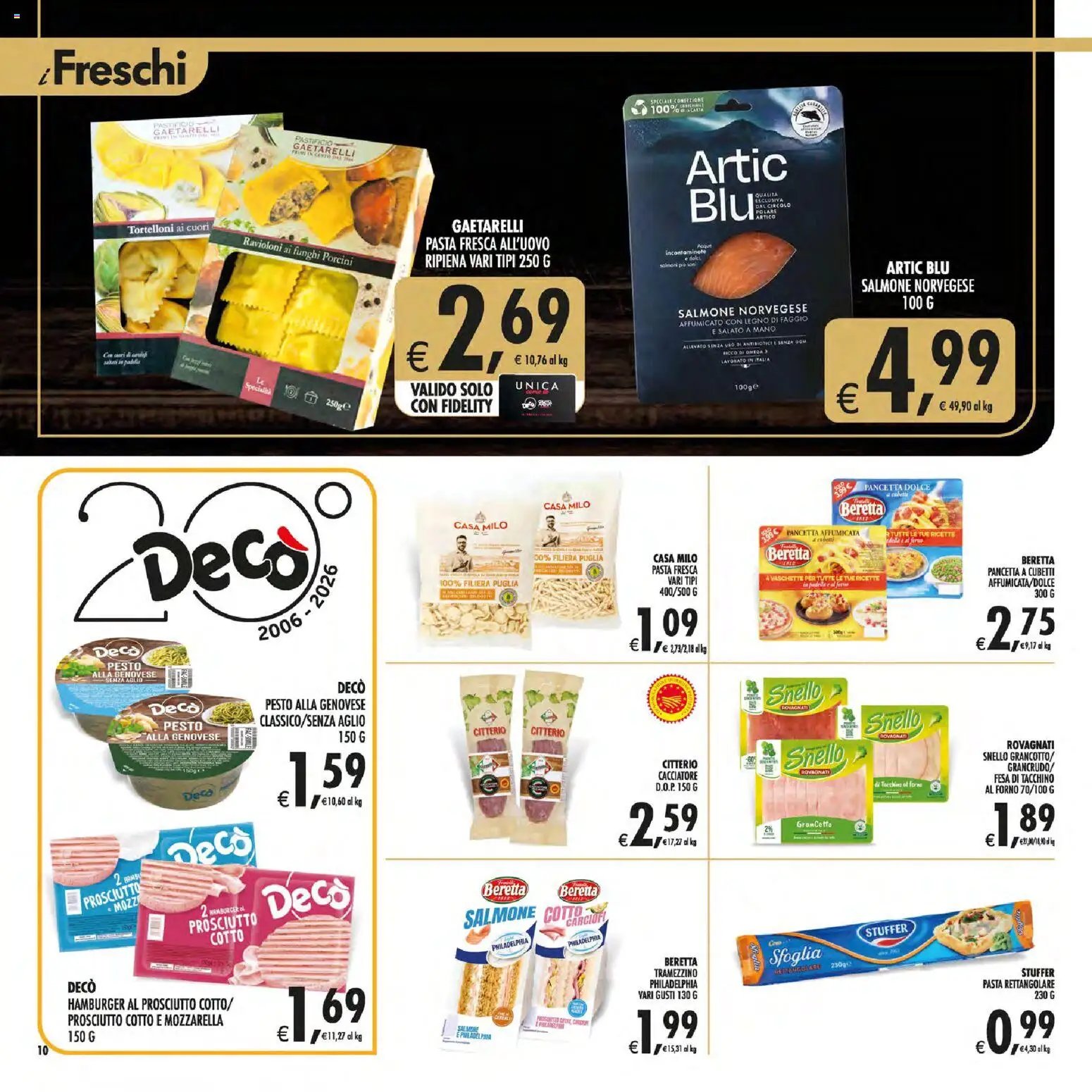 Decò volantino Gourmet Sicilia
