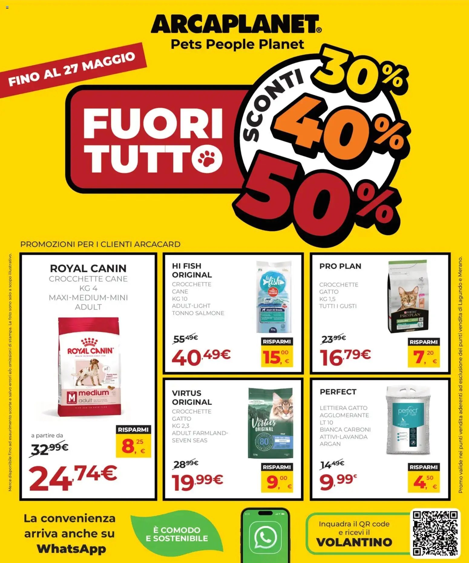 Arcaplanet volantino (2026-05-07 - 2026-05-27)