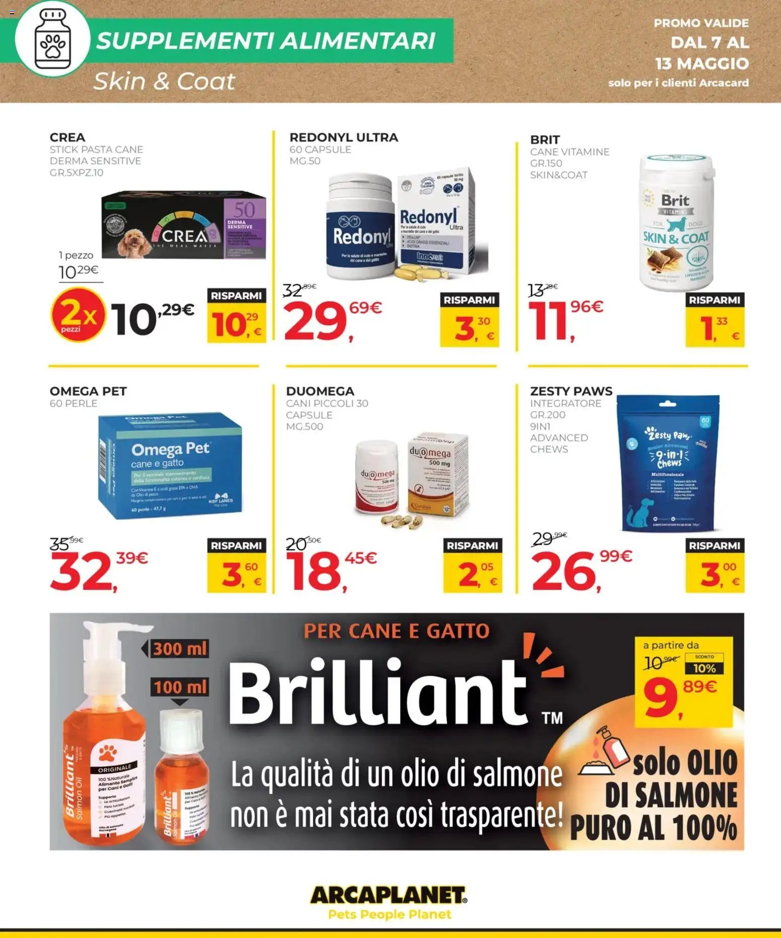 Arcaplanet volantino (2026-05-07 - 2026-05-27)