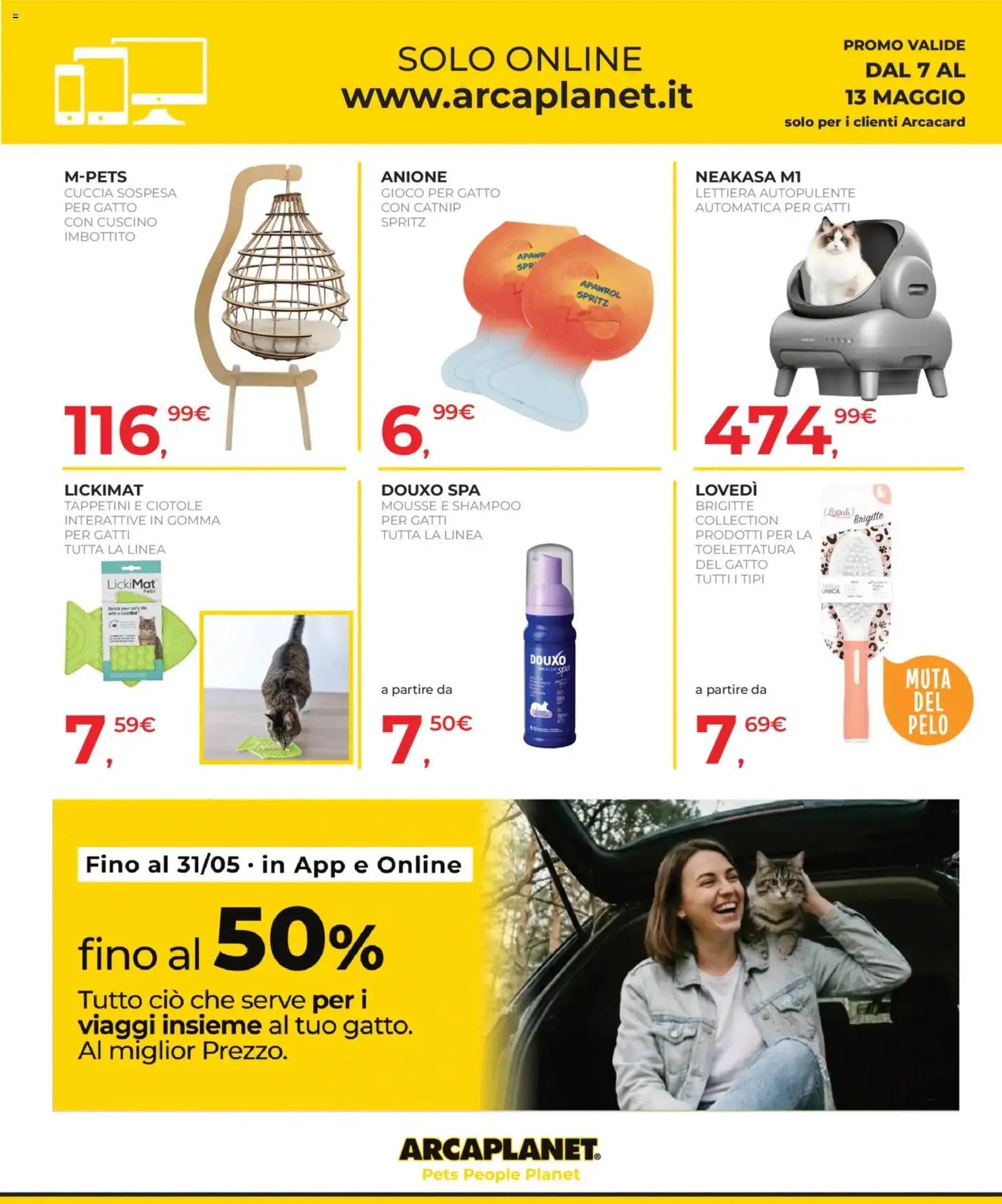 Arcaplanet volantino (2026-05-07 - 2026-05-27)