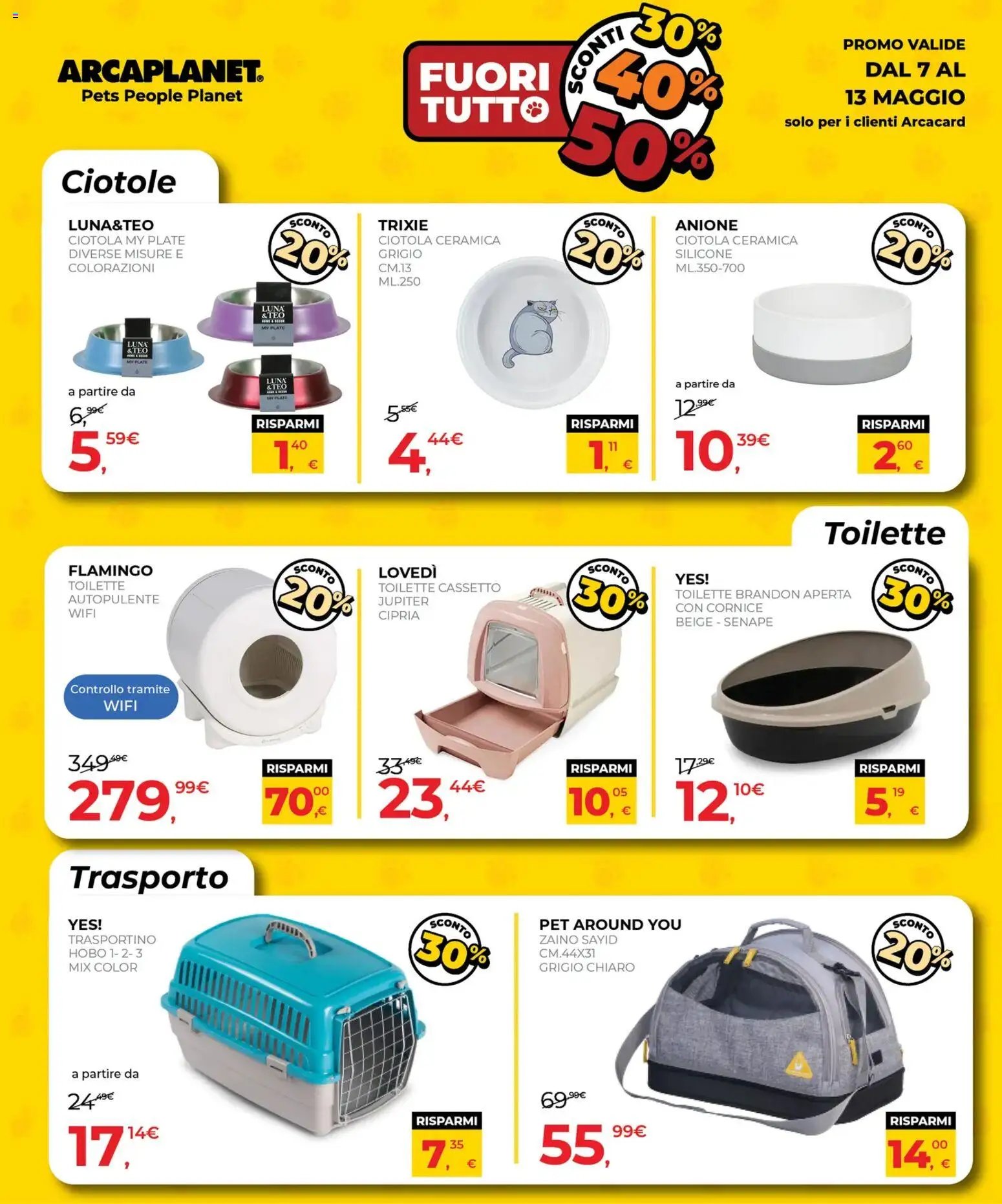 Arcaplanet volantino (2026-05-07 - 2026-05-27)