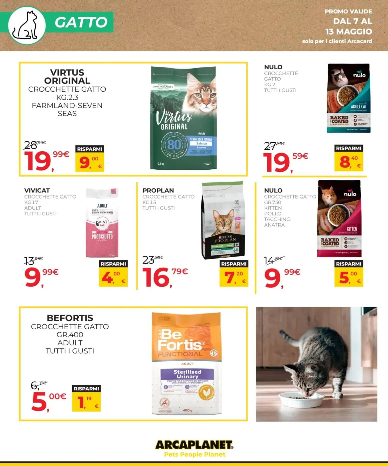 Arcaplanet volantino (2026-05-07 - 2026-05-27)