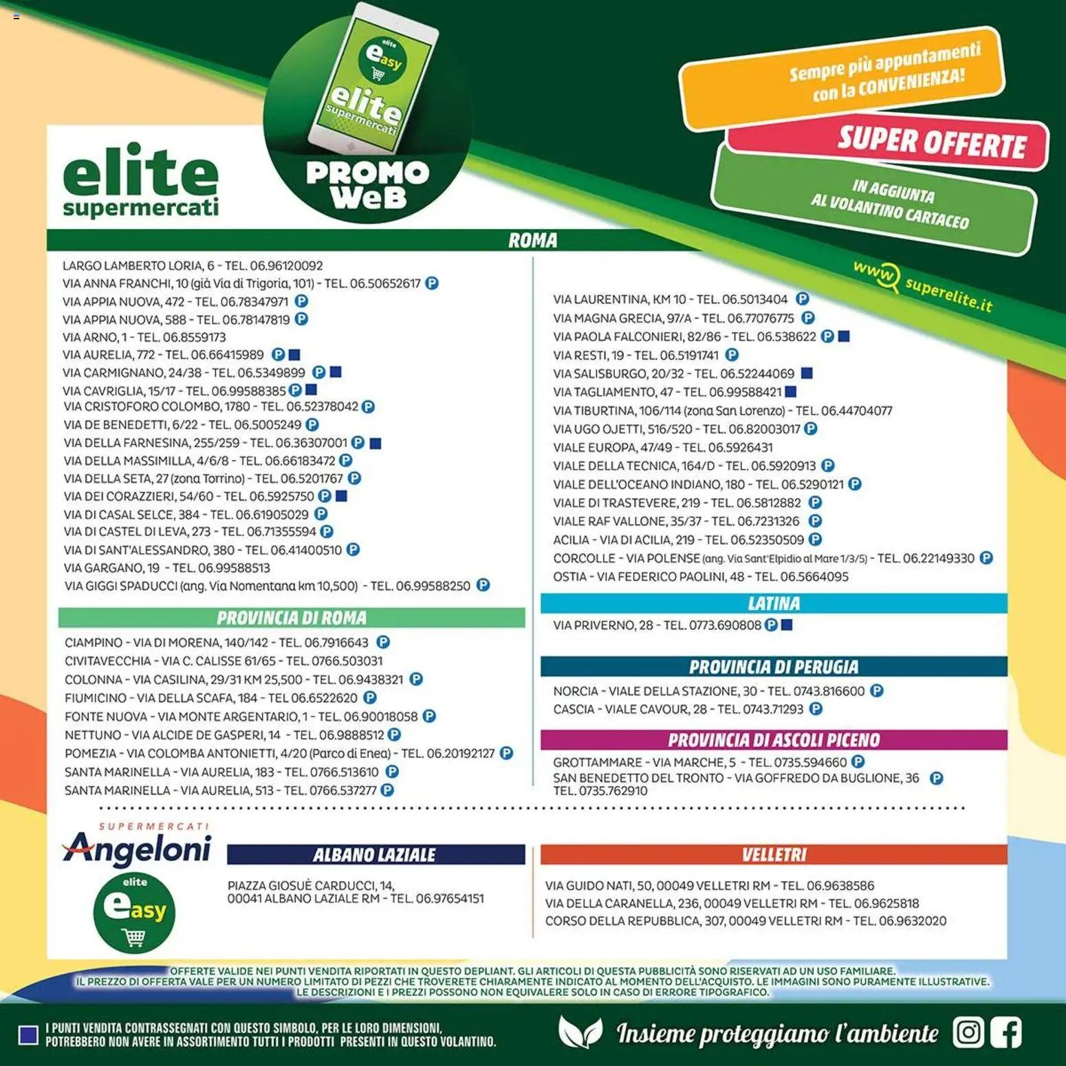 Elite Supermercati volantino Promo Web