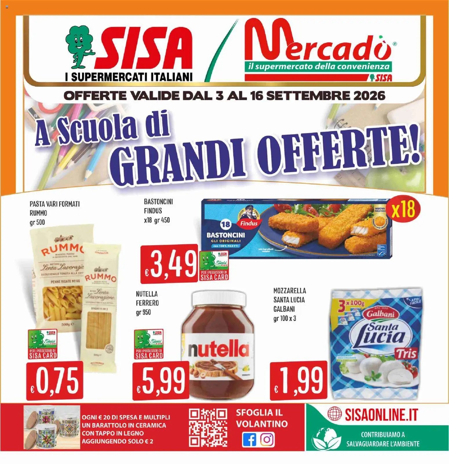 SISA volantino Mercadò