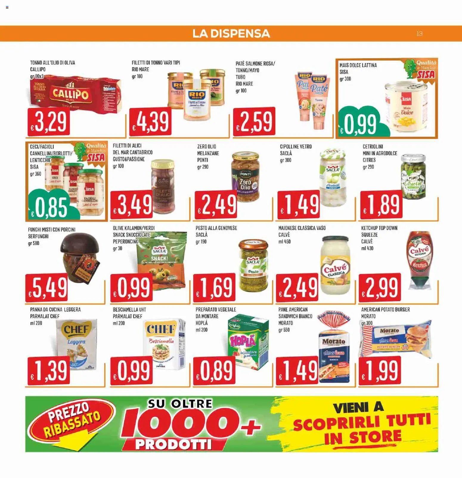 SISA volantino Mercadò