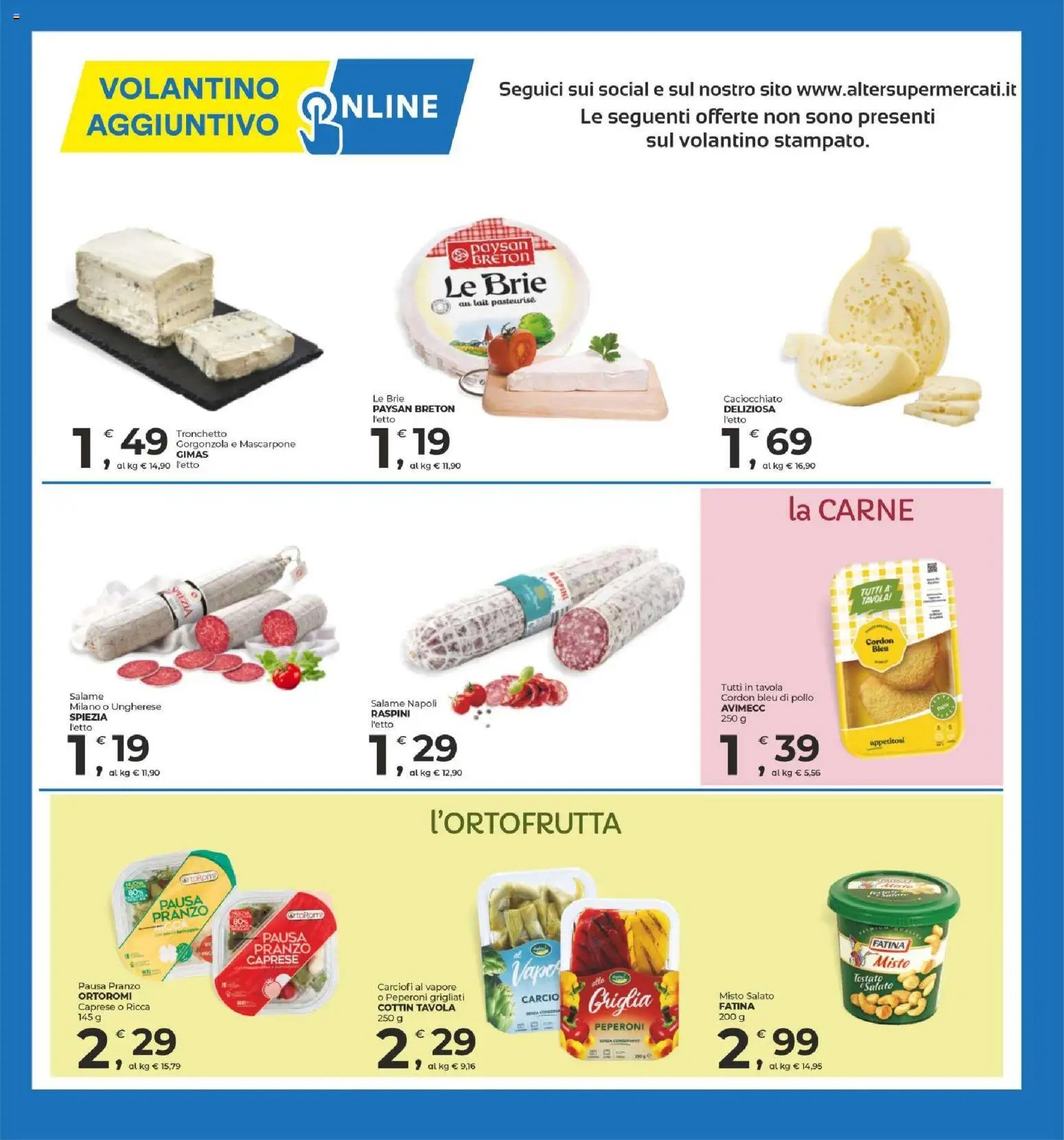 Alter Discount volantino