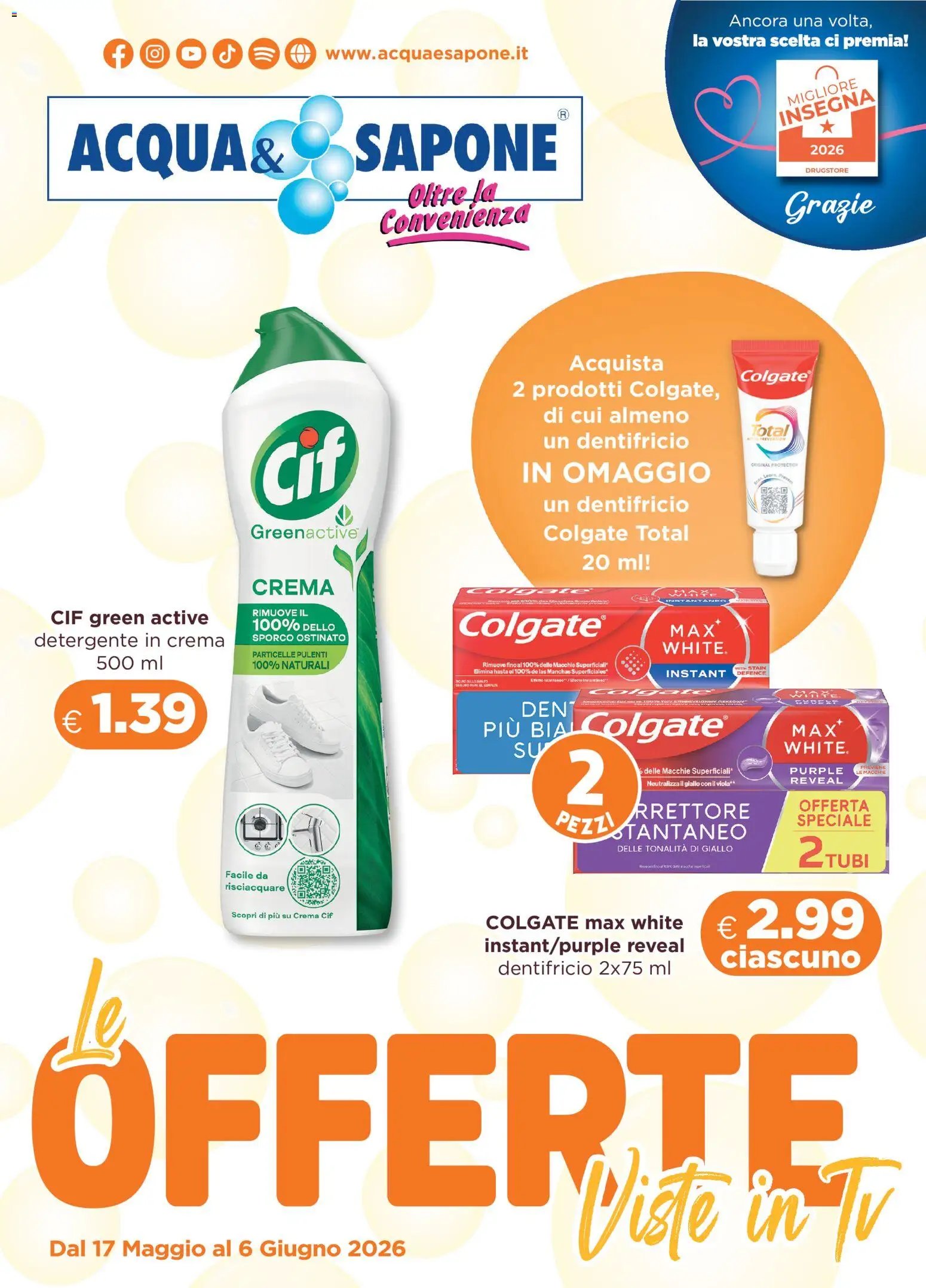 Acqua e Sapone volantino (2026-05-17 - 2026-06-06)
