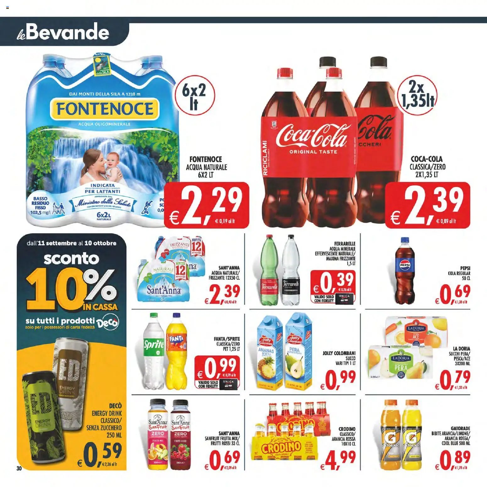 Decò volantino iperStore, Superstore Sicilia
